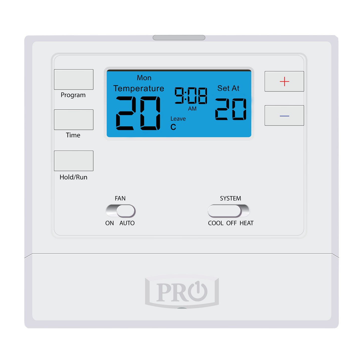Pro1 Thermostat - T605-2 - Programmable - White