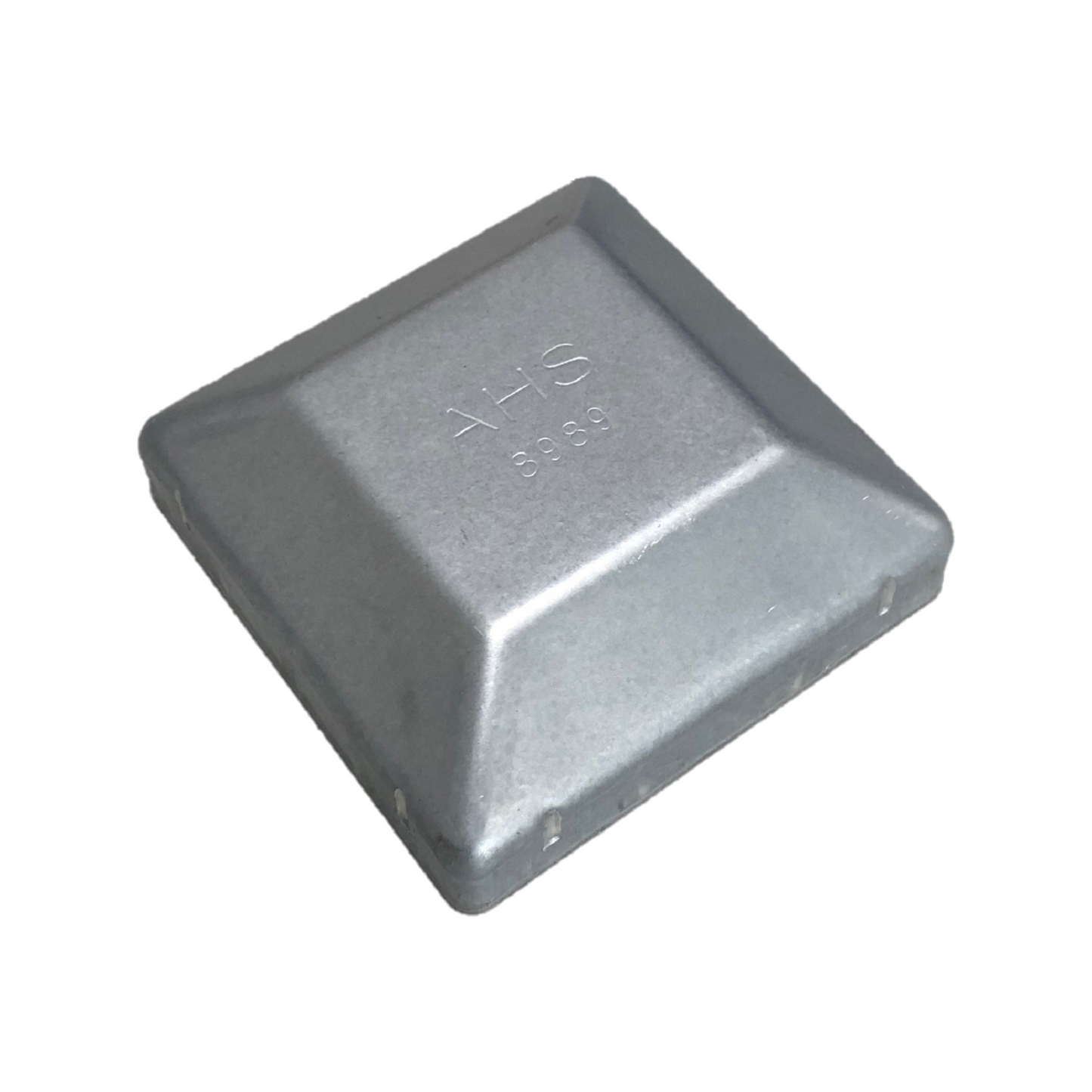 Australian Handyman Supplies Galvanised Steel Fence Post Cap - 89x89mm