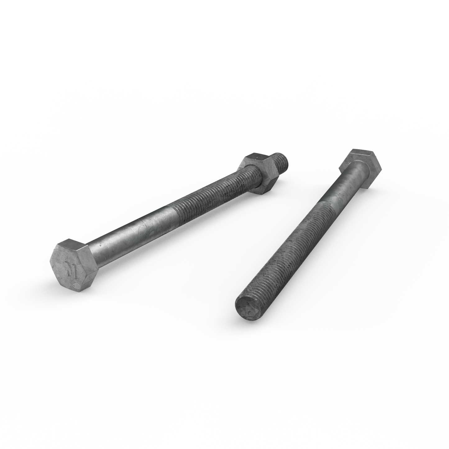 Zenith M10 x 130mm - Hot Dip Galvanised Hex Head Bolts & Nuts