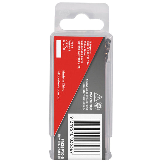 Full Boar Cobalt Drill Bit - 5mm - 10 Pack