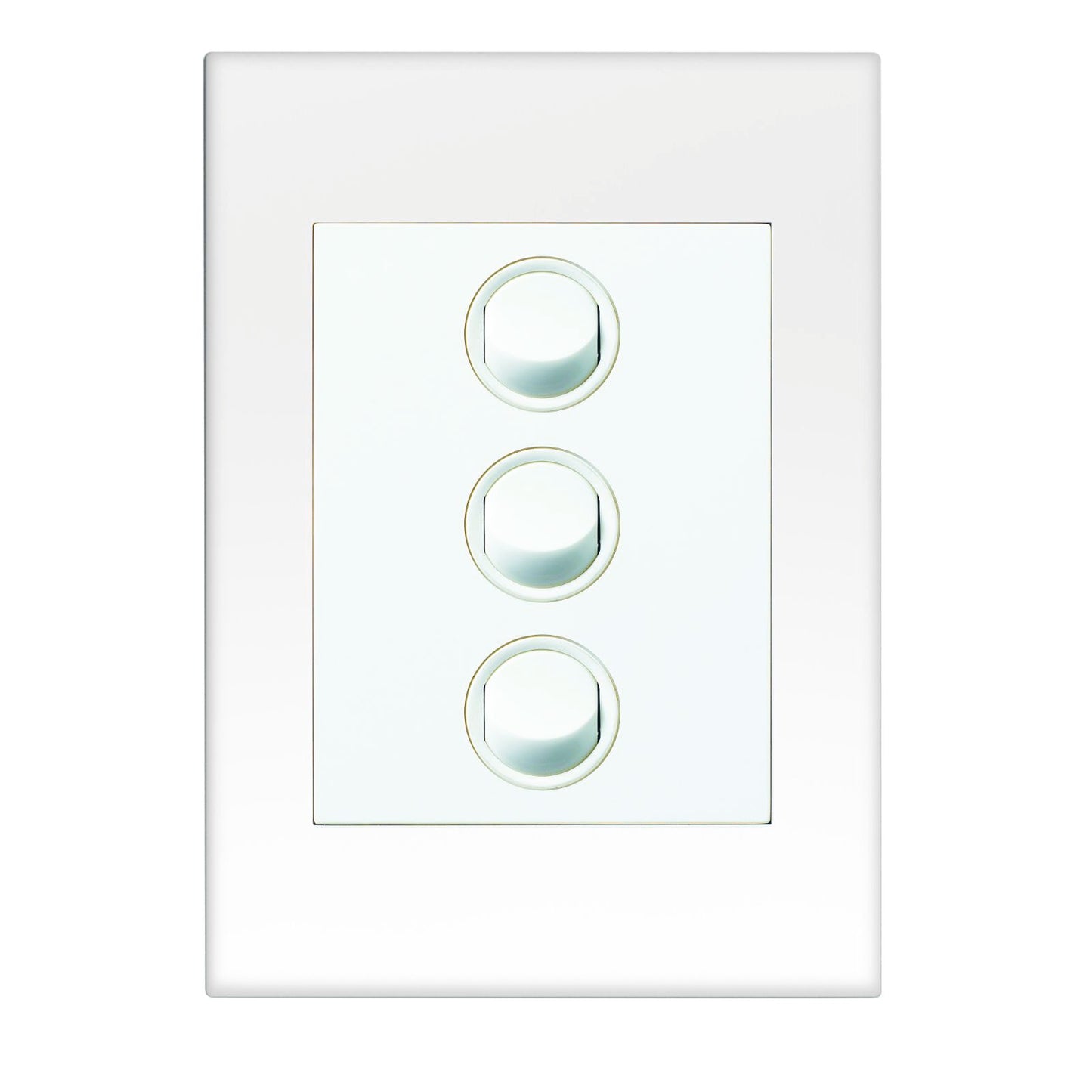 Hpm Wall Switch - 3 Gang - 85mm x 118mm