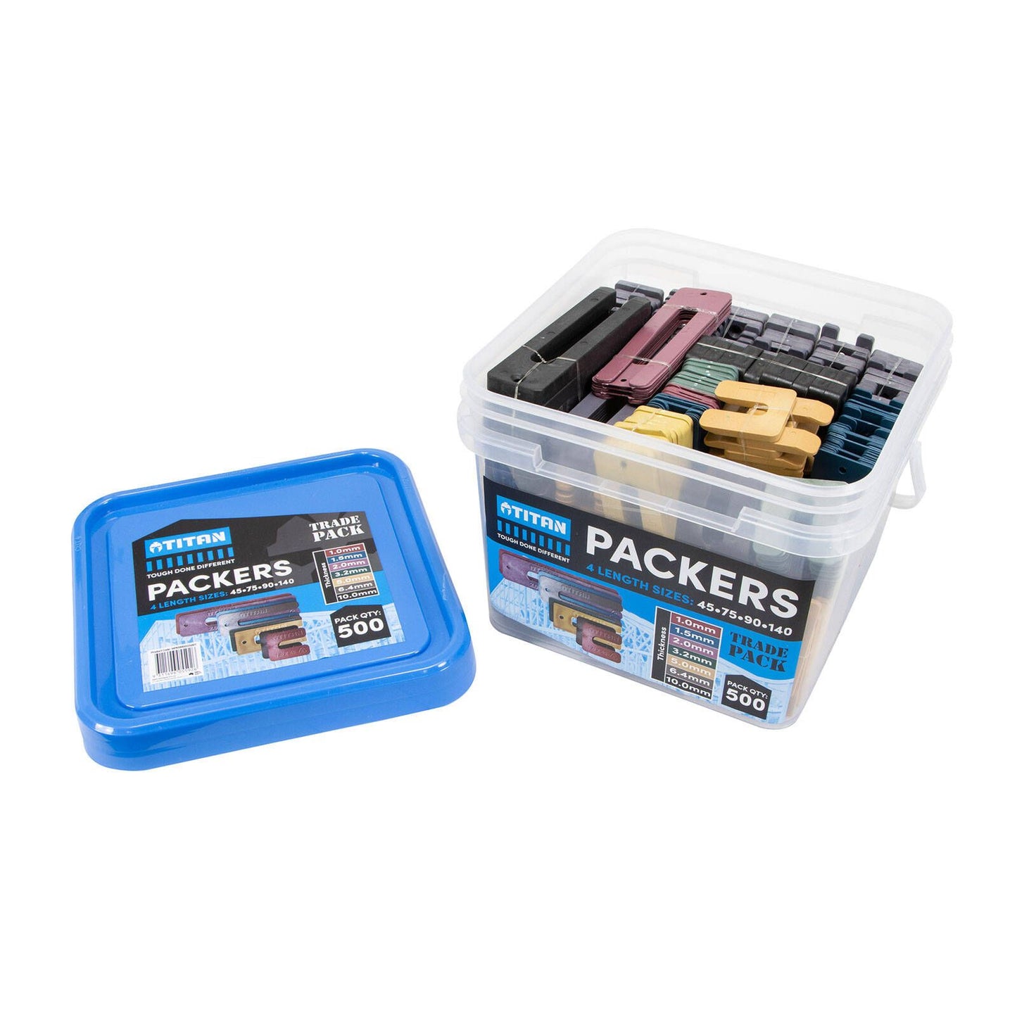 Titan Mixed Window Packers - 4 Sizes - 500 Piece