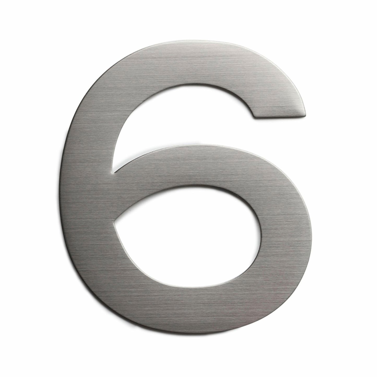 Sandleford Stainless Steel House Number 6 - 150mm