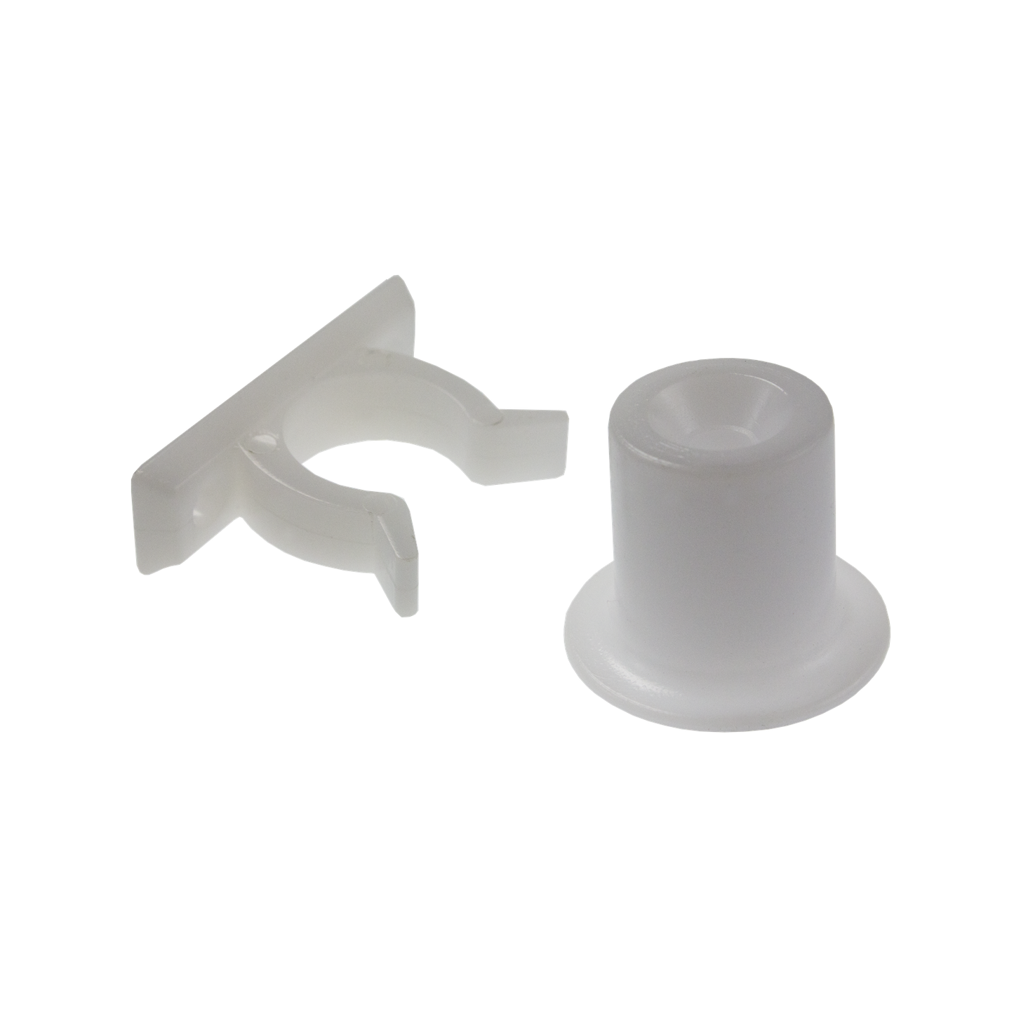 Adoored White Door Clip 40mm Plastic