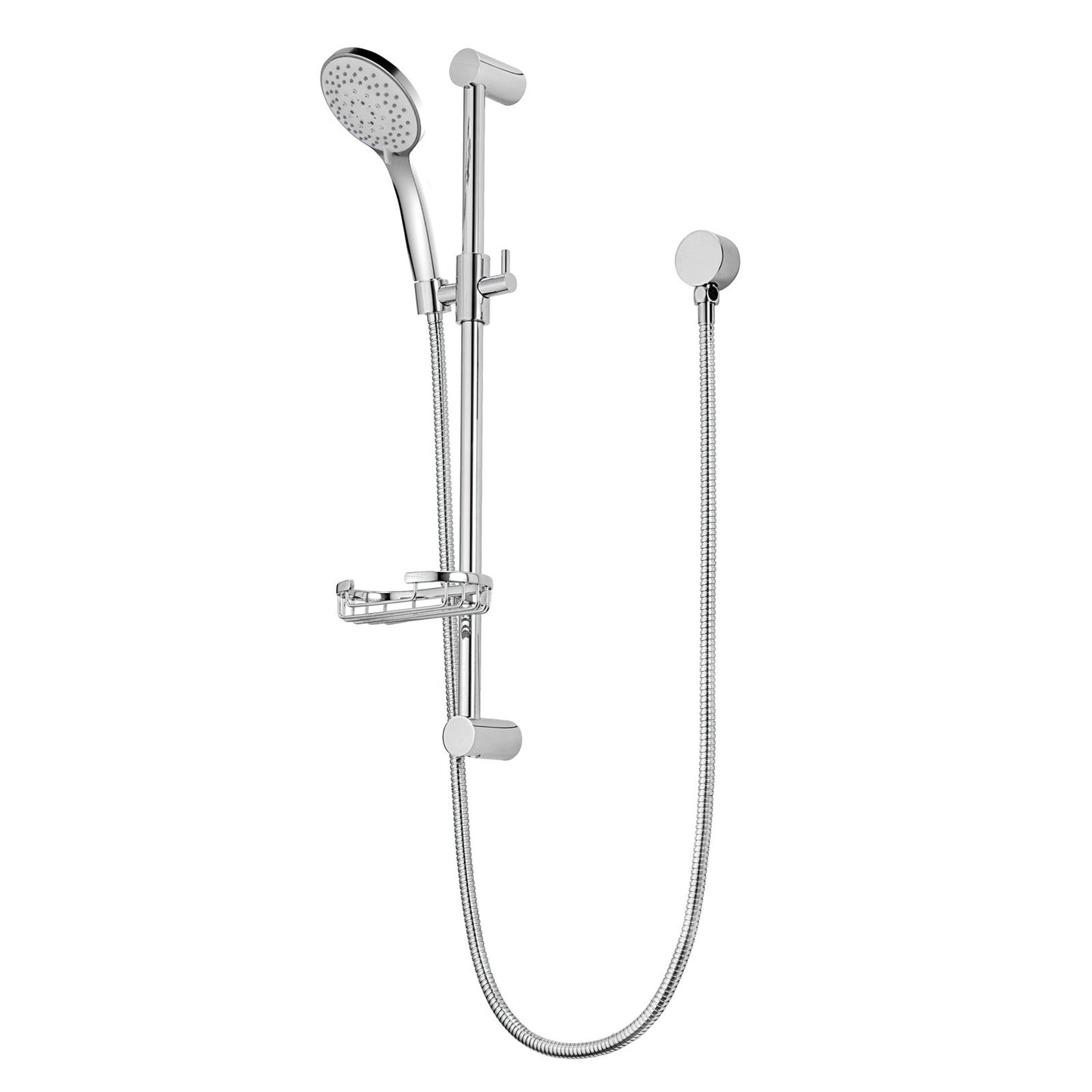 Flexispray Brass Rail Shower - 5 Function