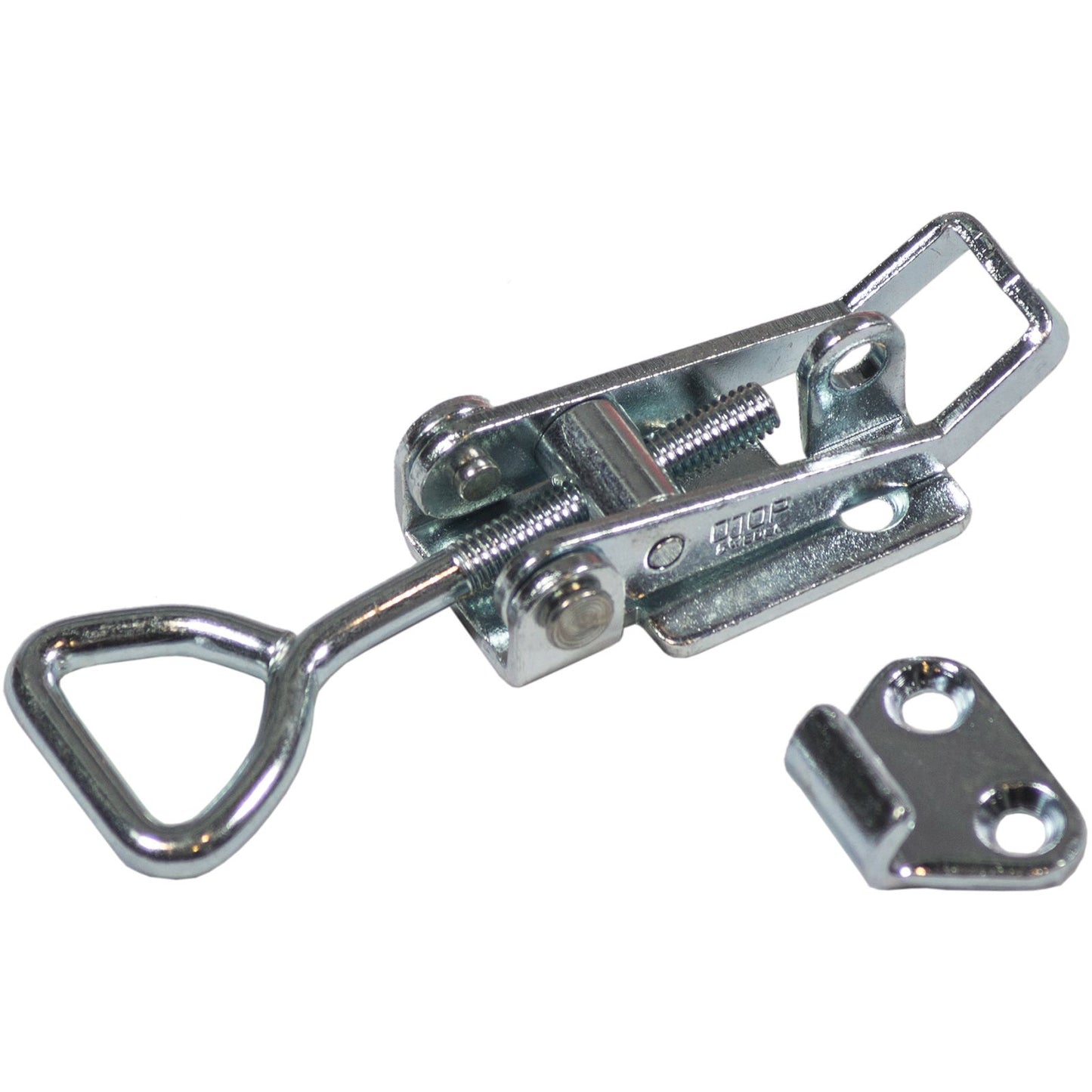 Goliath Steel Over Centre Fastener With Keeper - 120mm Zinc Plated