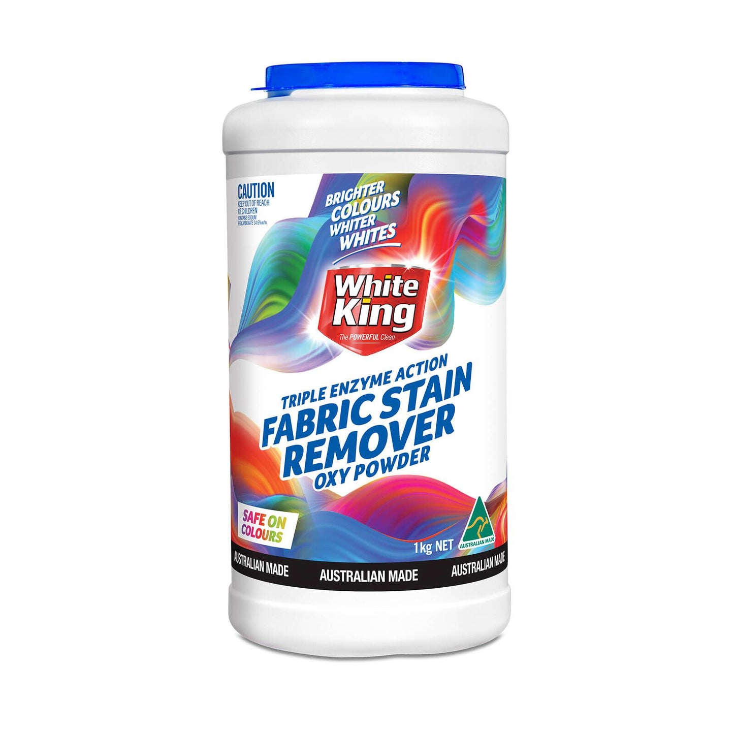White King Fabric Stain Remover Oxy Powder - 1kg