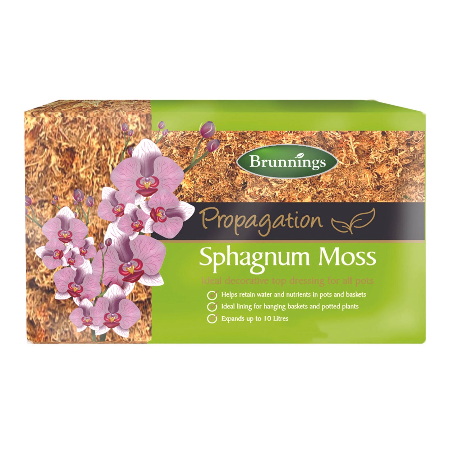Brunnings Sphagnum Moss Block - 10L Expand