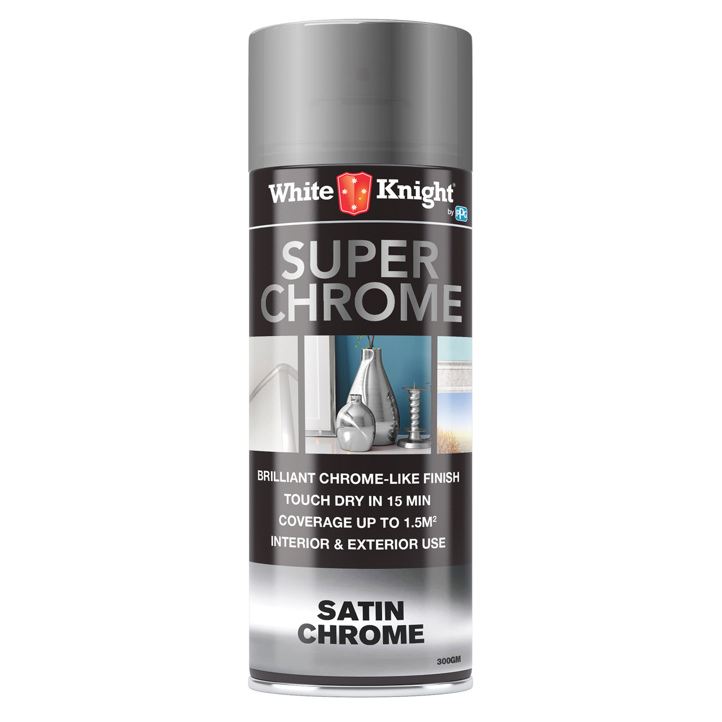 White Knight Super Chrome Spray Paint - 300g