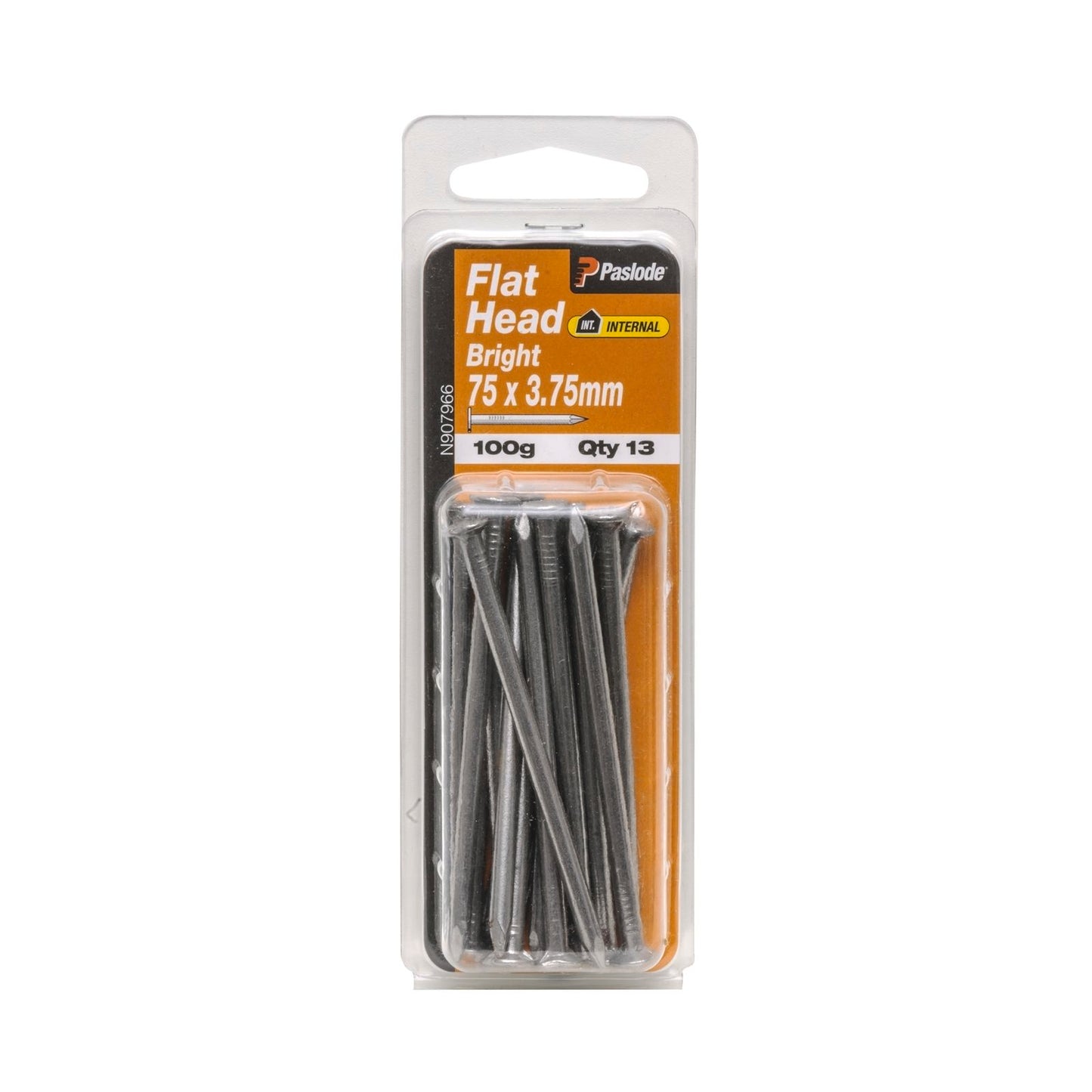 Paslode Flat Head Nails - 75mm - 13 Pack