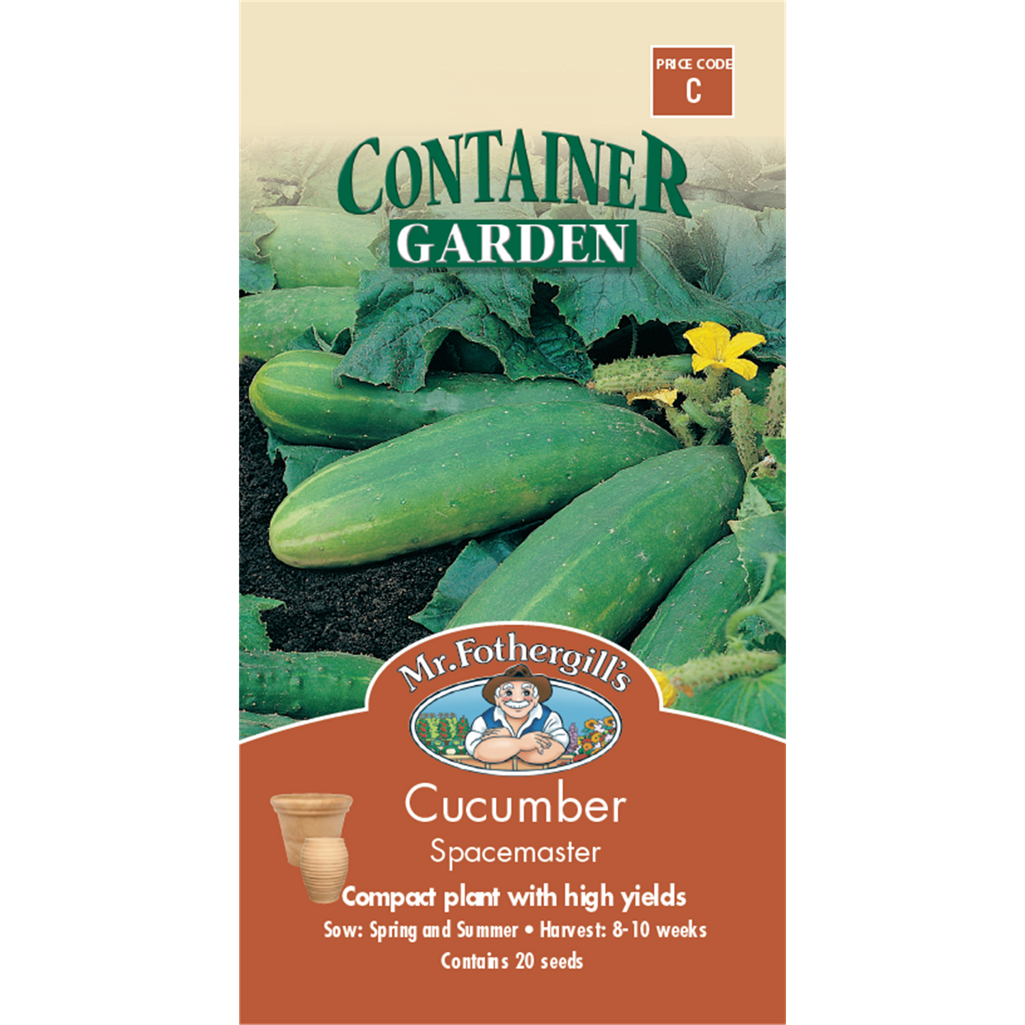 Mr Fothergill Spacemaster Cucumber Seeds