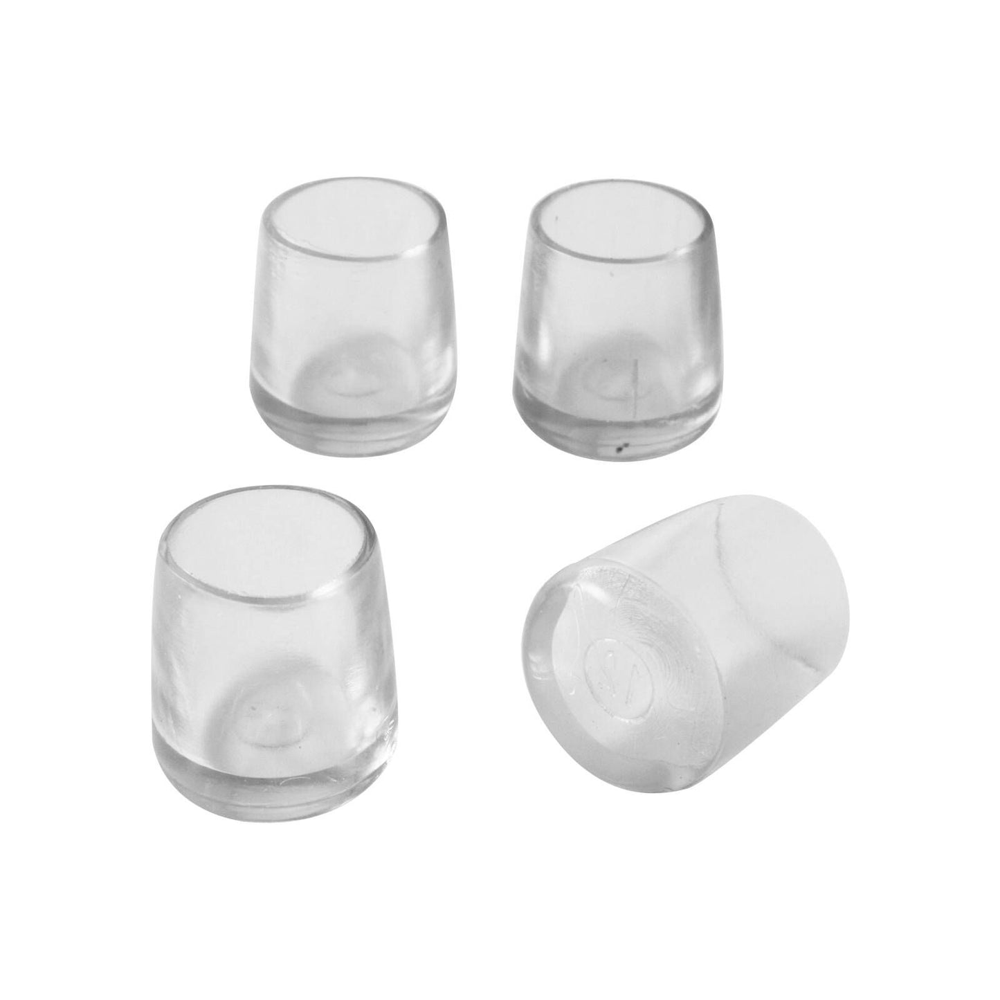 Surface Gard Clear Round Chair Tip - 12mm - 4 Pack