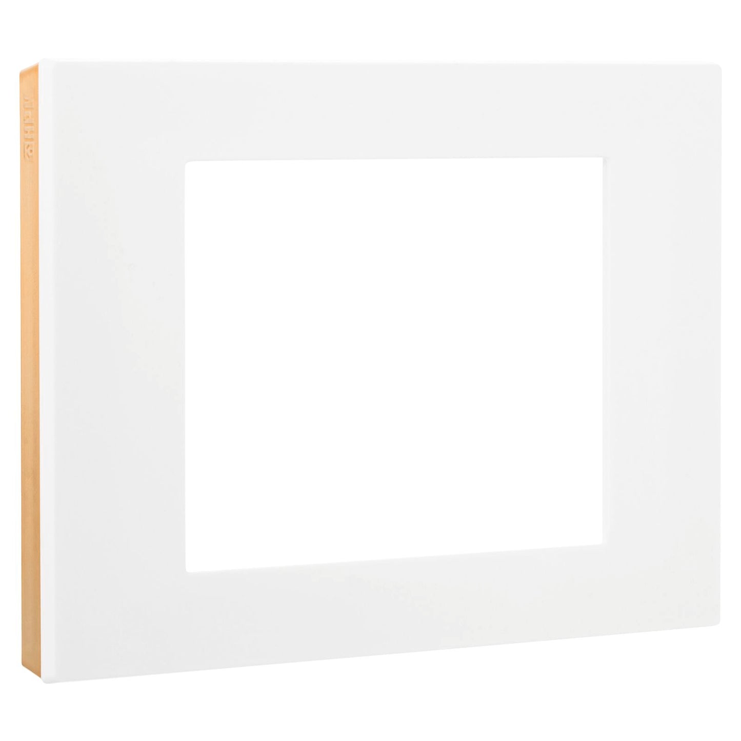 Hpm Vivo Coverplate - White Gloss Rose Gold - 118 x 85mm