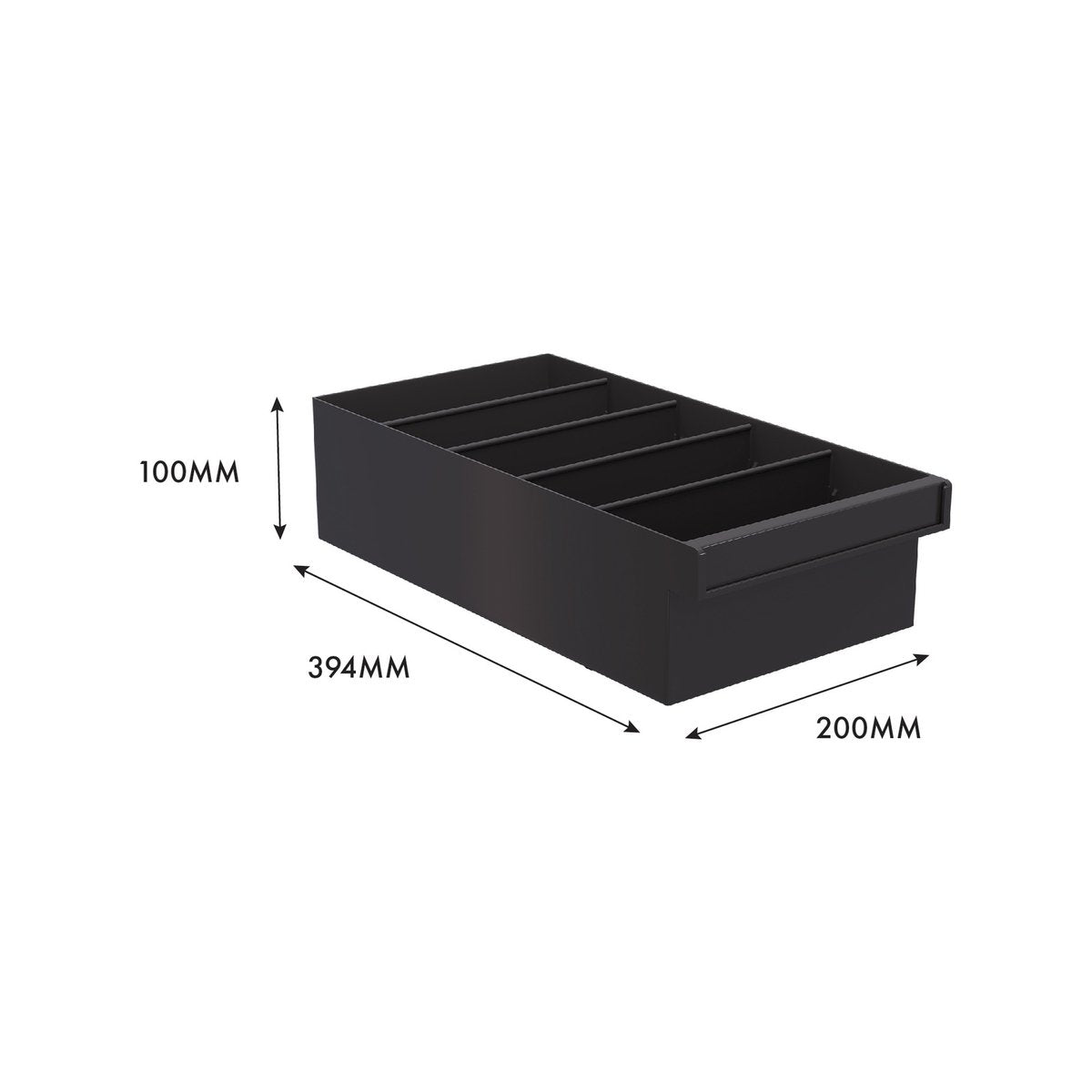 Handy Storage Spare Parts Tray - Medium Grey - PP - Easy Access