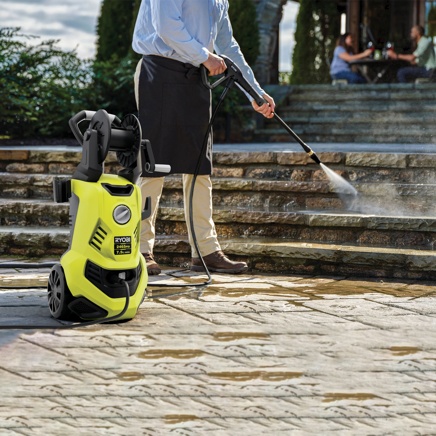 Ryobi High Pressure Washer - 2465 PSI - 7L/min