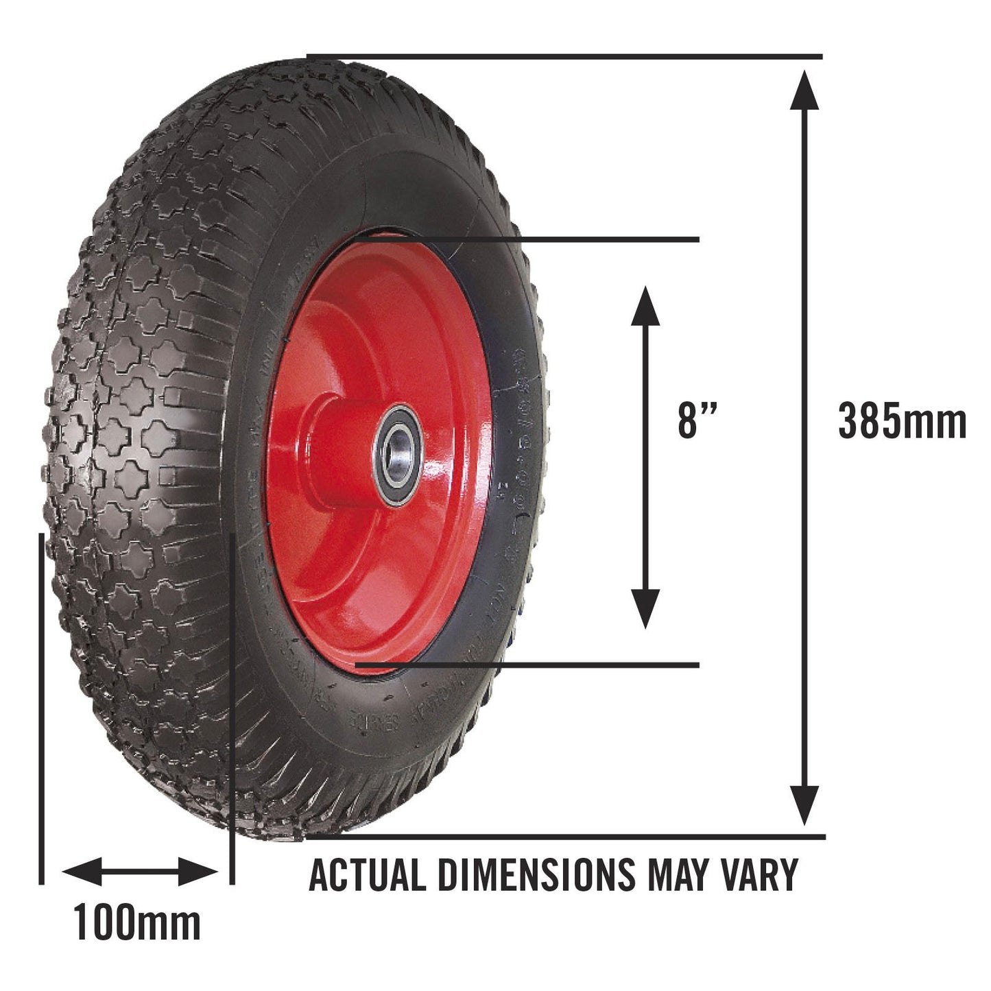 Sherlock Standard Wheelbarrow Wheel Assembly