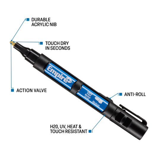 Empire Black Liquid Paint Marker - 21 x 147mm