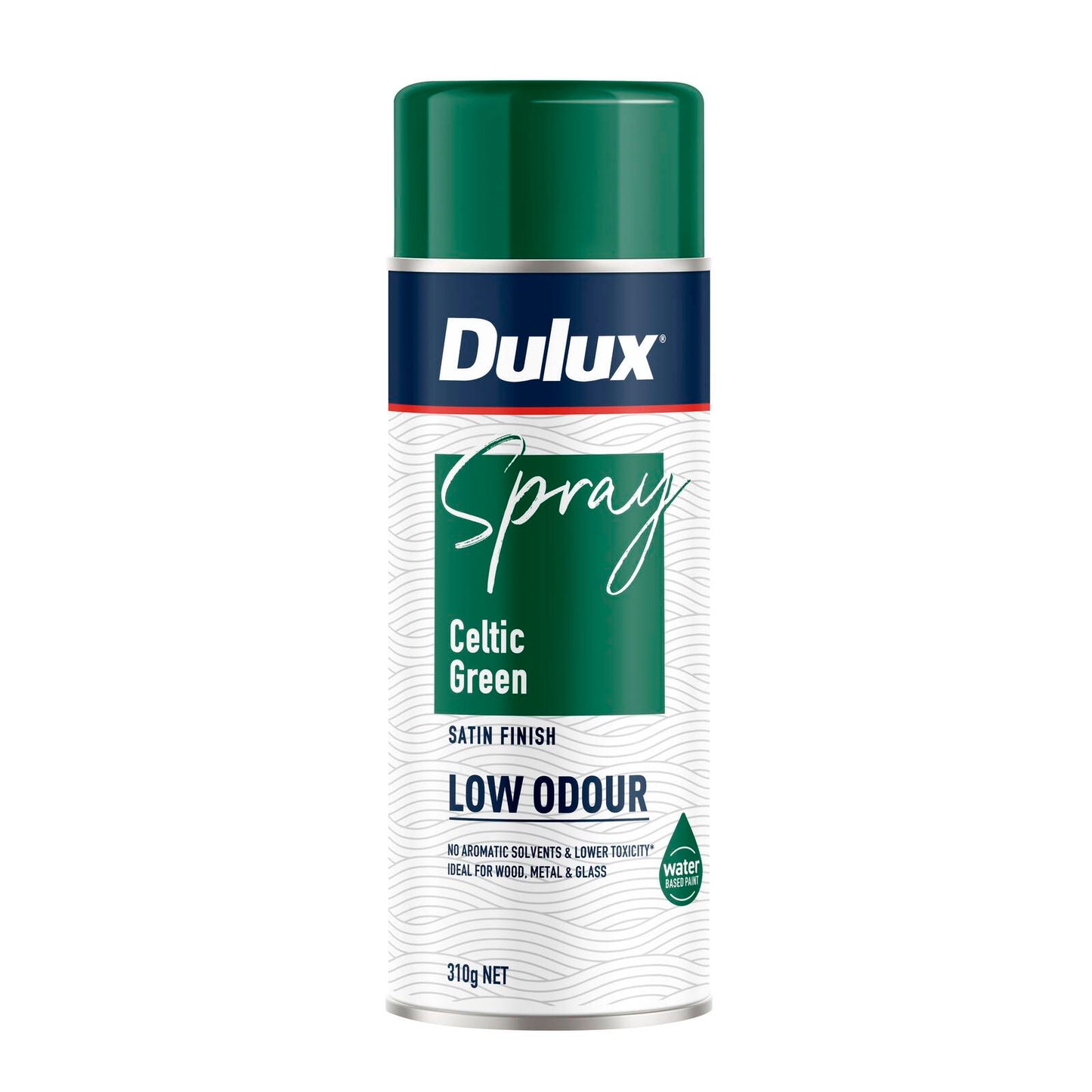 Dulux Spray Paint Low Odour - 310g - Satin Celtic Green