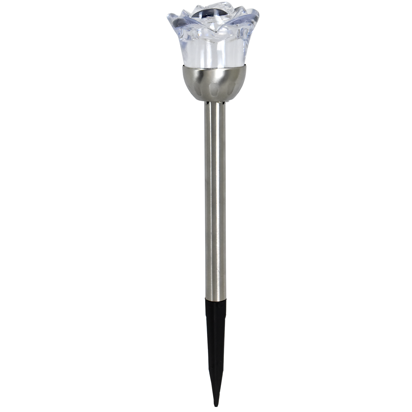Click Rose Solar Pathway Light - 80mm