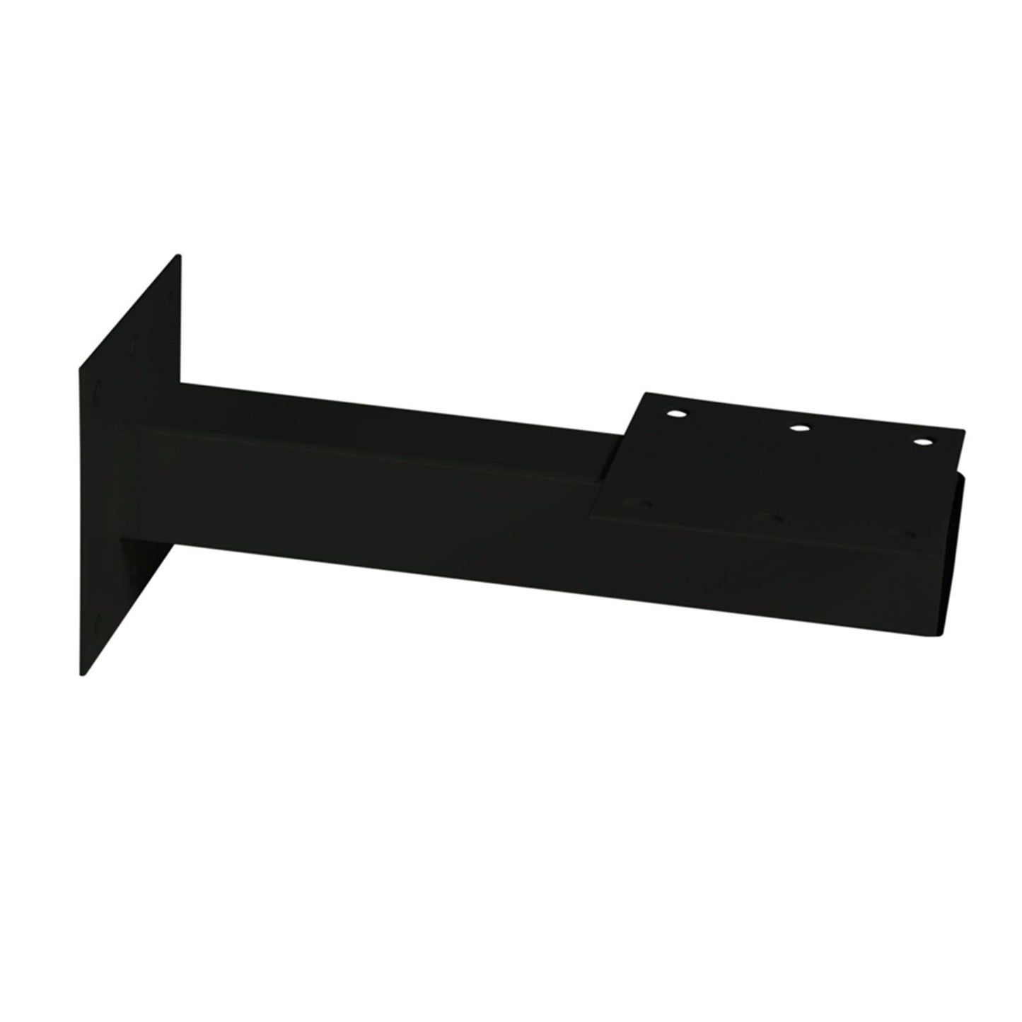 Sandleford Wall Mount Letterbox Post - 250mm - Black