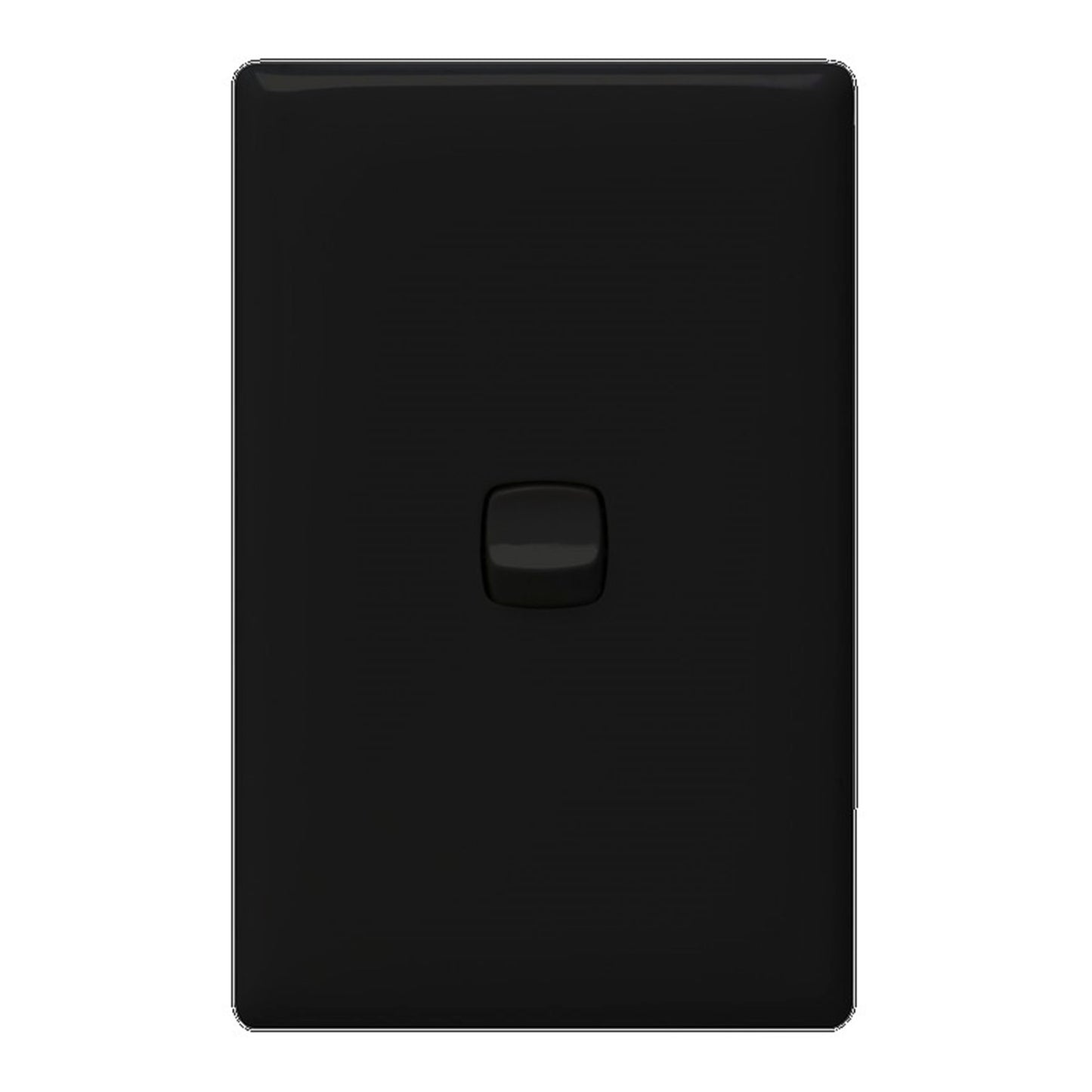 HPM Wall Switch - 1 Gang - Gloss Black