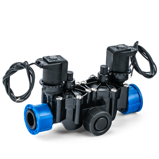 K Rain 25mm Dual Outlet Modular Solenoid Valve - 175LPM Flow Rate