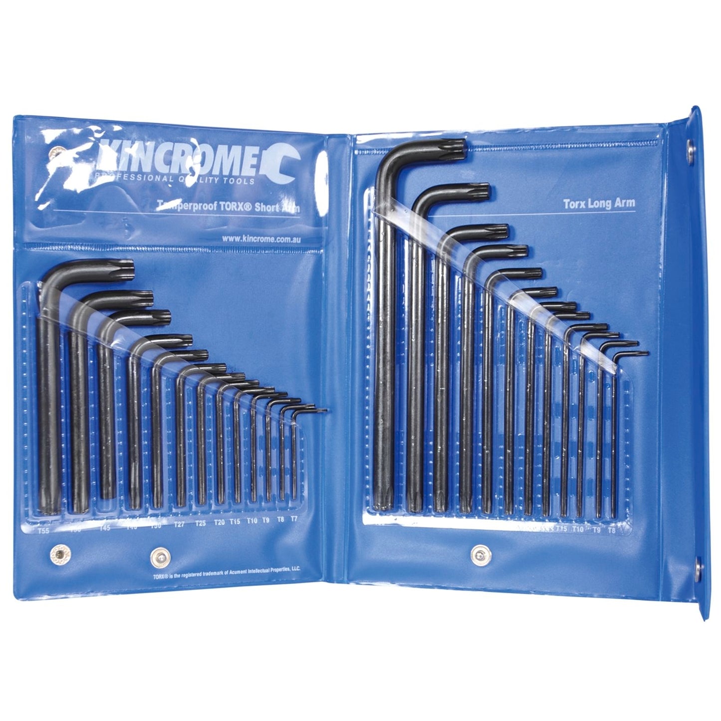 Kincrome 25 Piece Tamperproof Torx Keys Set
