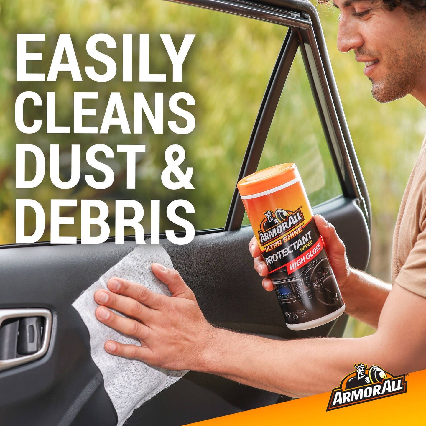 Armor All Ultra Shine Protectant Car Cleaning Wipes - 30 Pack - 84 x 220mm