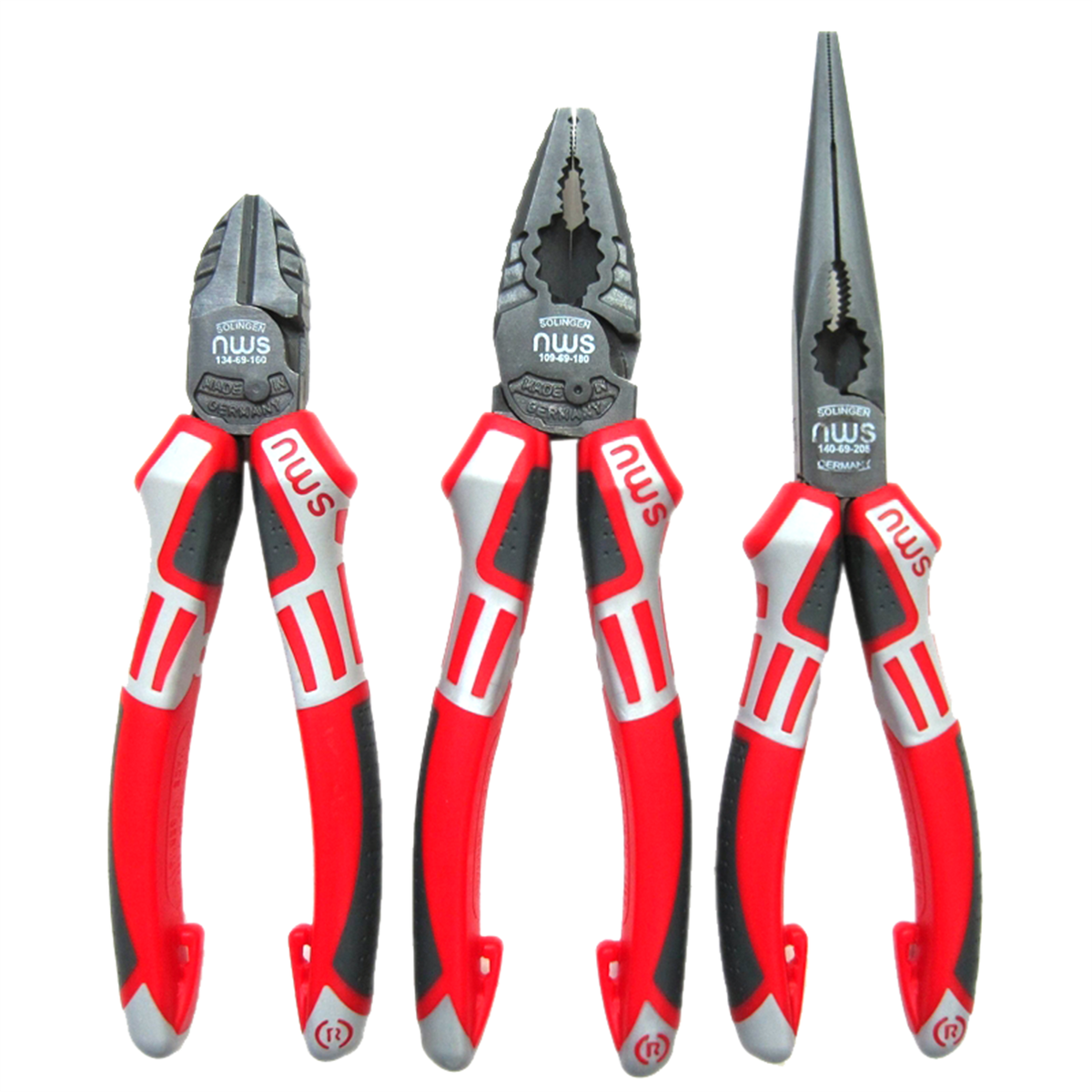 Nws 3 Piece Classic Plier Set - Induction Hardened - Drop-Forged Steel - Durable