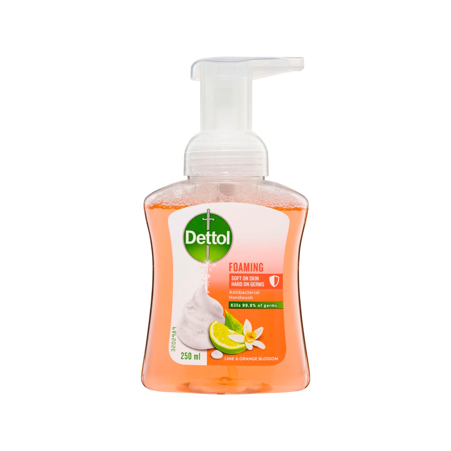 Dettol Foaming Hand Wash - Lime Orange - 250ml