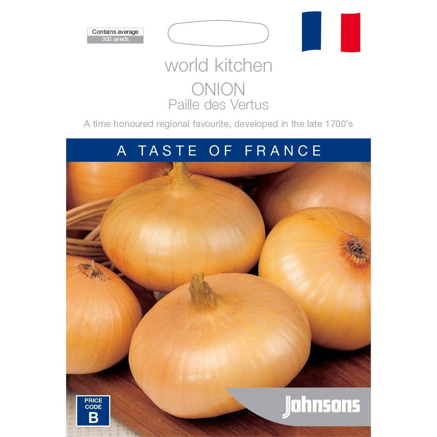 Johnsons Onion Vegetable Seeds - 3-4 Inches
