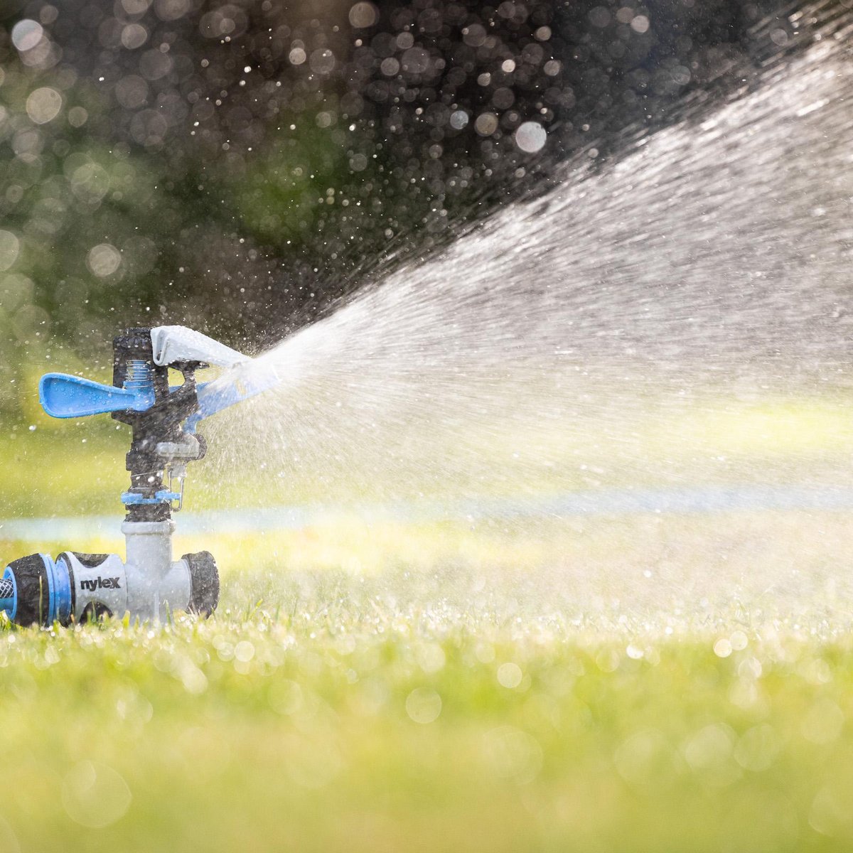 Nylex Impact Spike Sprinkler - 6m to 12m - UV Stabilised - Adjustable Arc