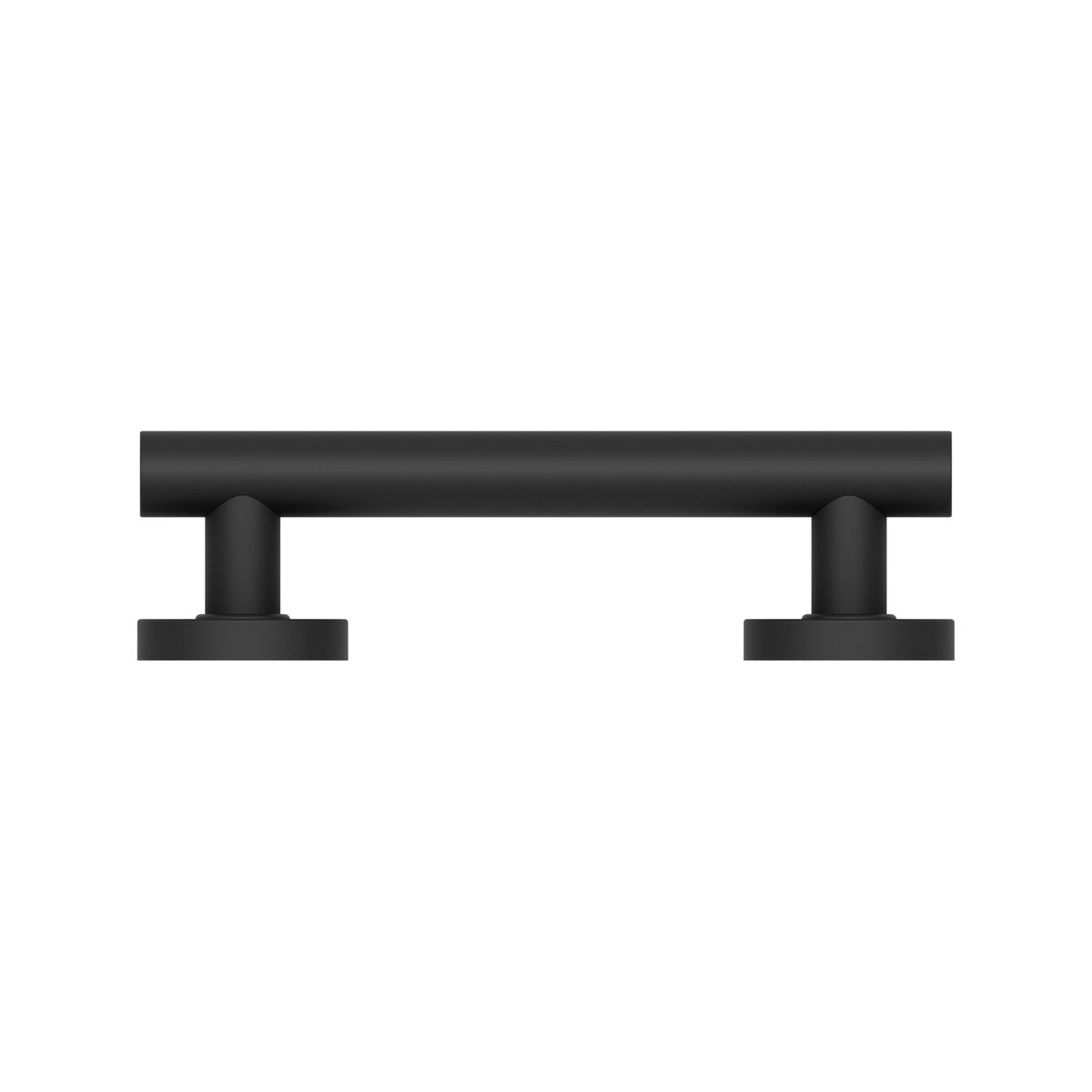 Evekare Black Toilet Roll Holder Grab Rail - 300mm - 250kg Capacity