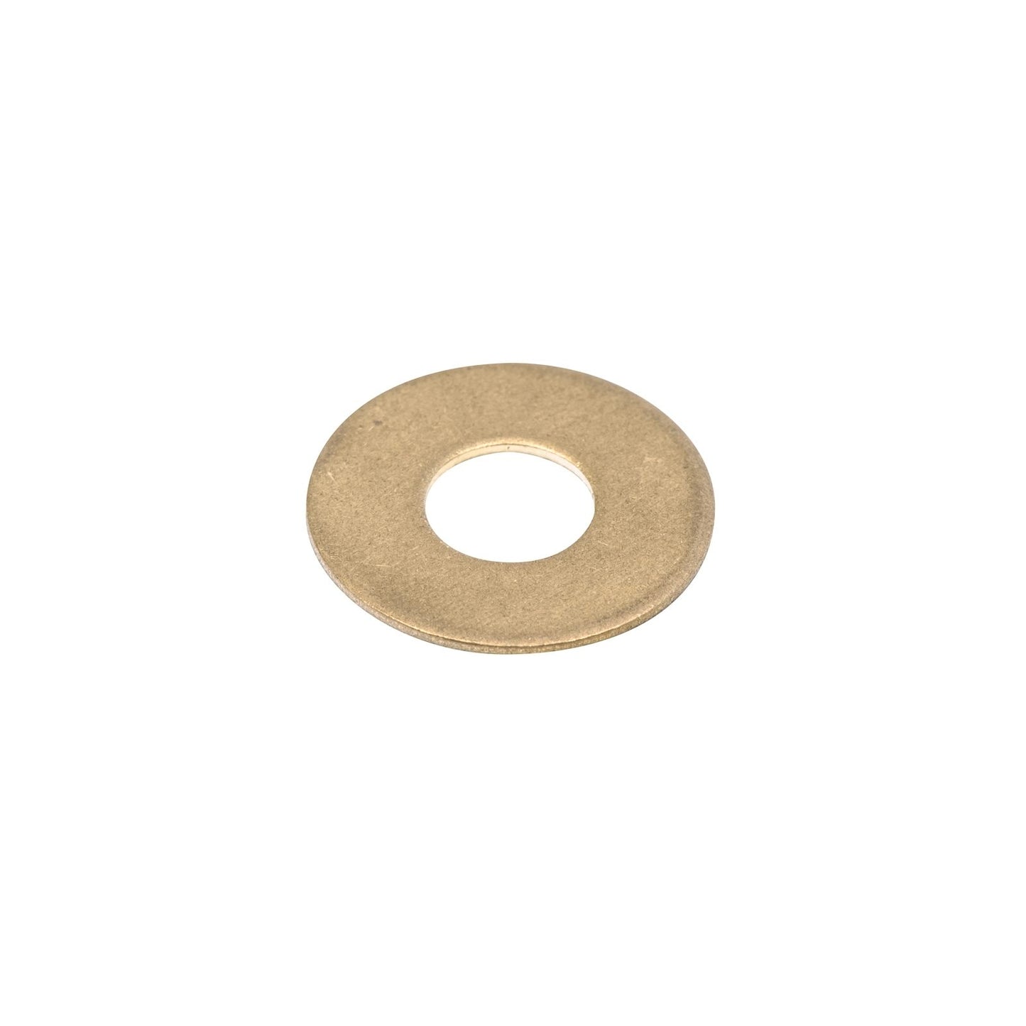 Zenith Flat Washer - 1/4 - Brass - 12 Pack