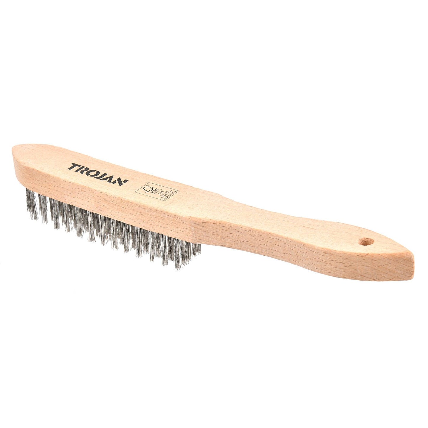 Trojan Stainless Steel Wire Brush - 5 x 15 Rows - 34 x 290mm