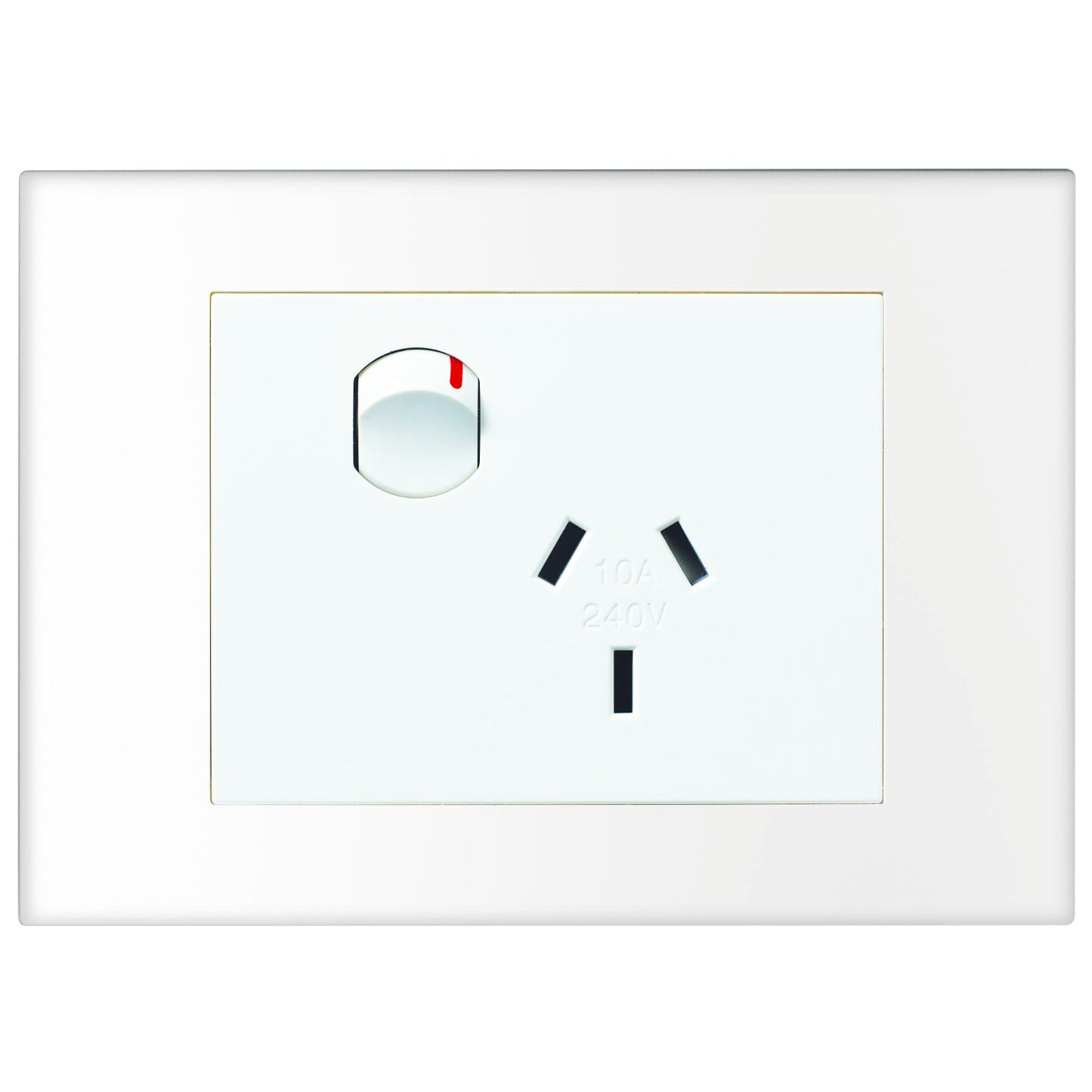 HPM Vivo Single Powerpoint - 118 x 85mm - White