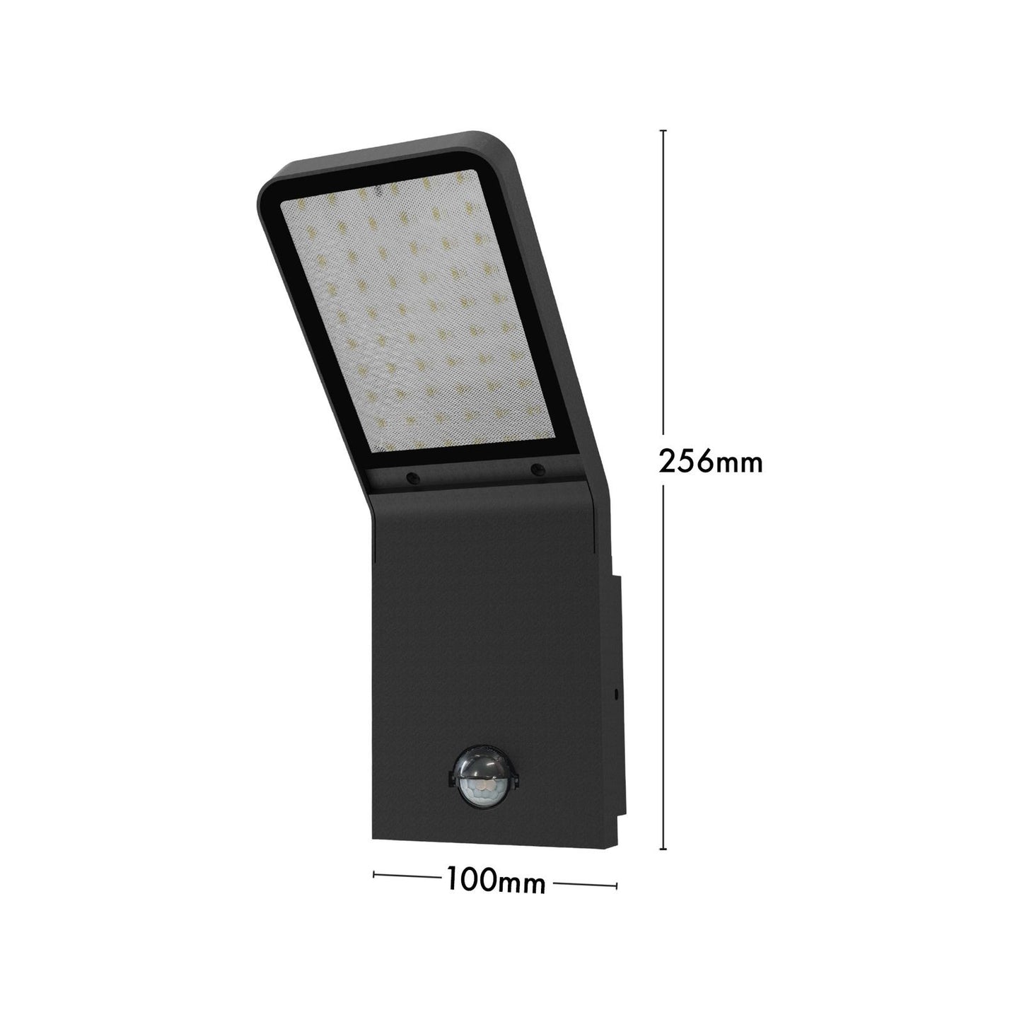 Arlec LED Slimline Security Sensor Light - 12W - 1150 Lumens - Black