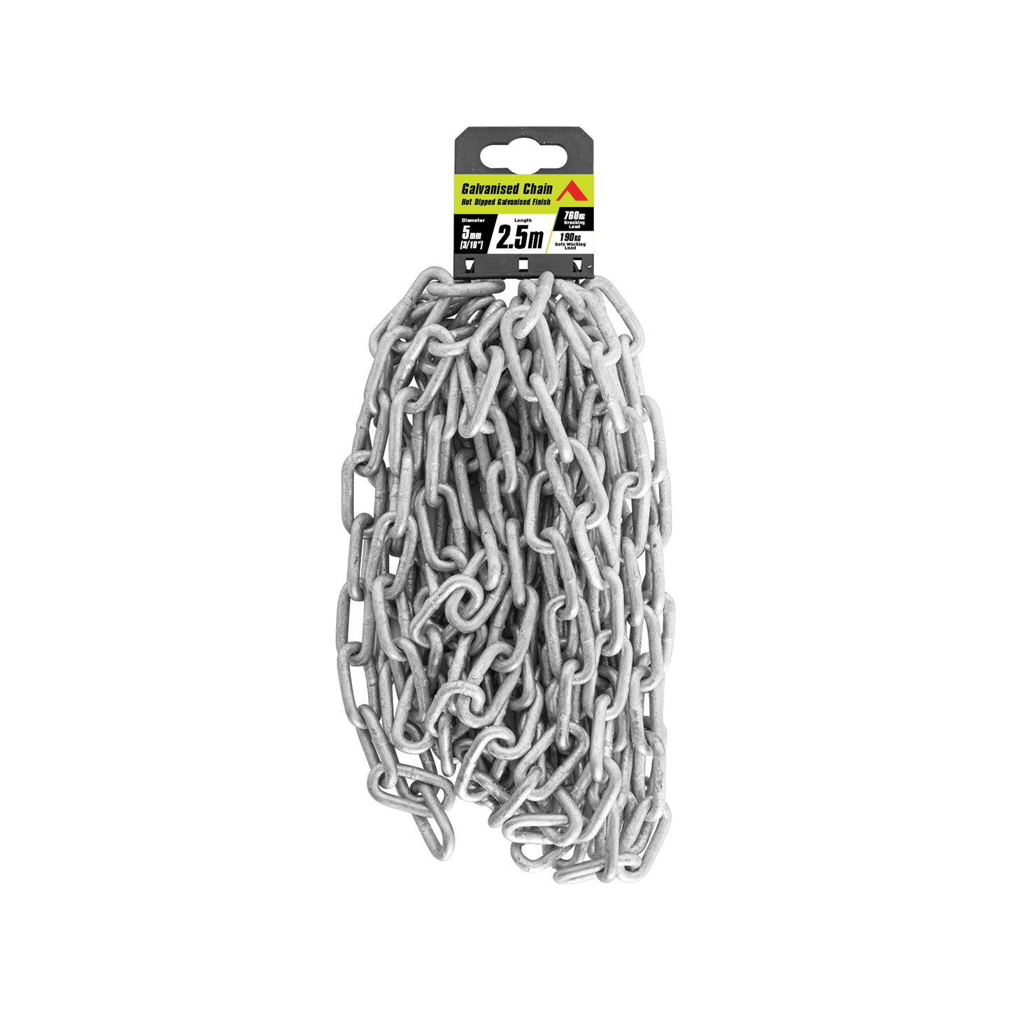 Pinnacle Galvanised Chain - 5mm x 2.5m