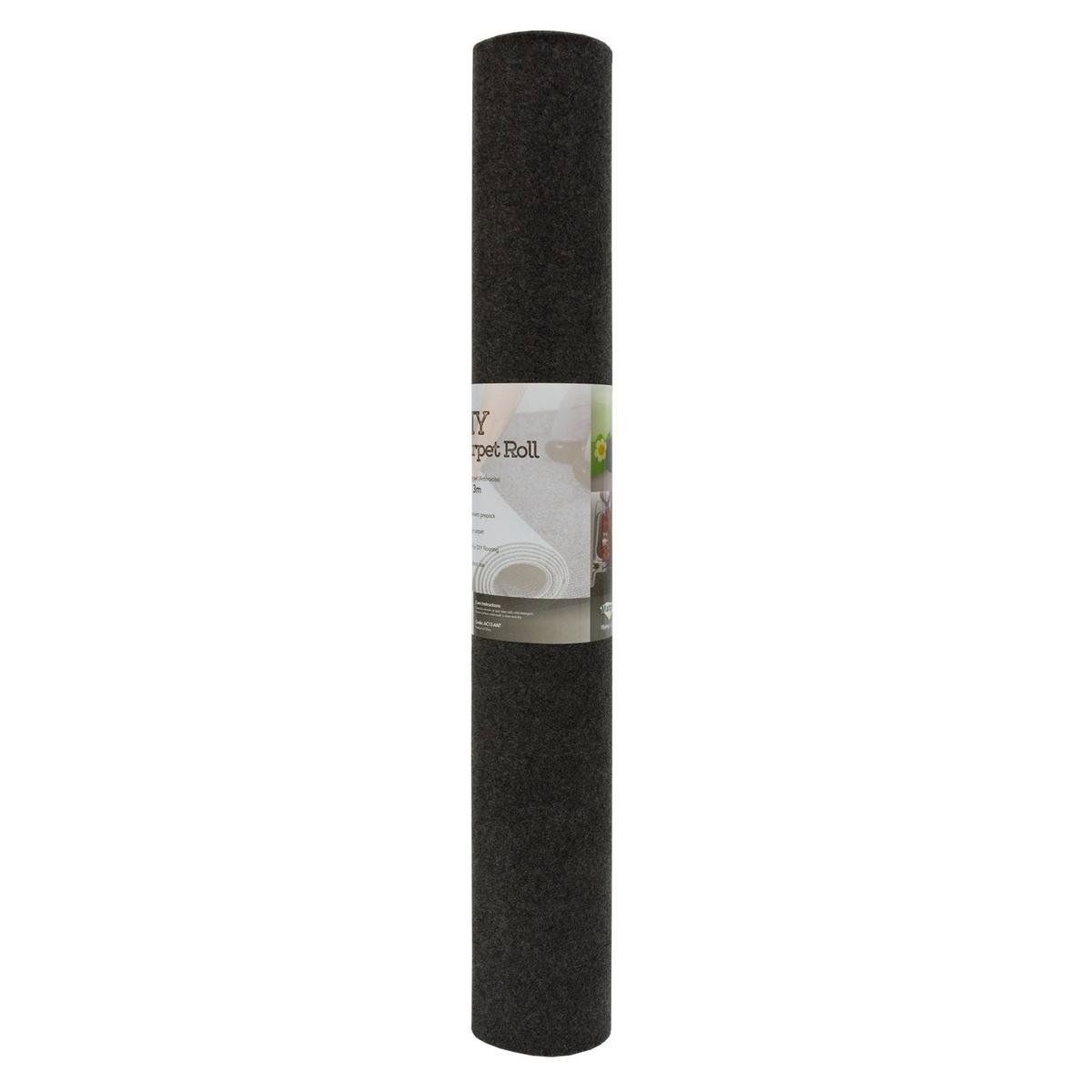 Matpro Accent Carpet 1 x 3m Anthracite Polypropylene Low Profile