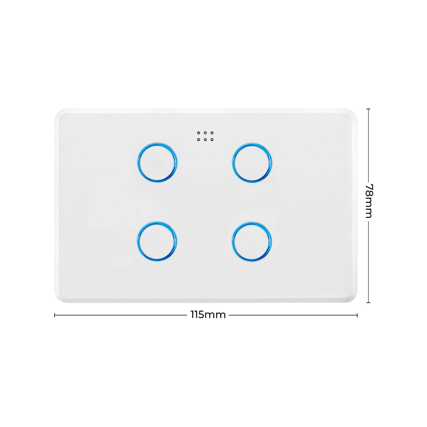 Deta Grid Connect Smart Quad Gang Touch Light Switch