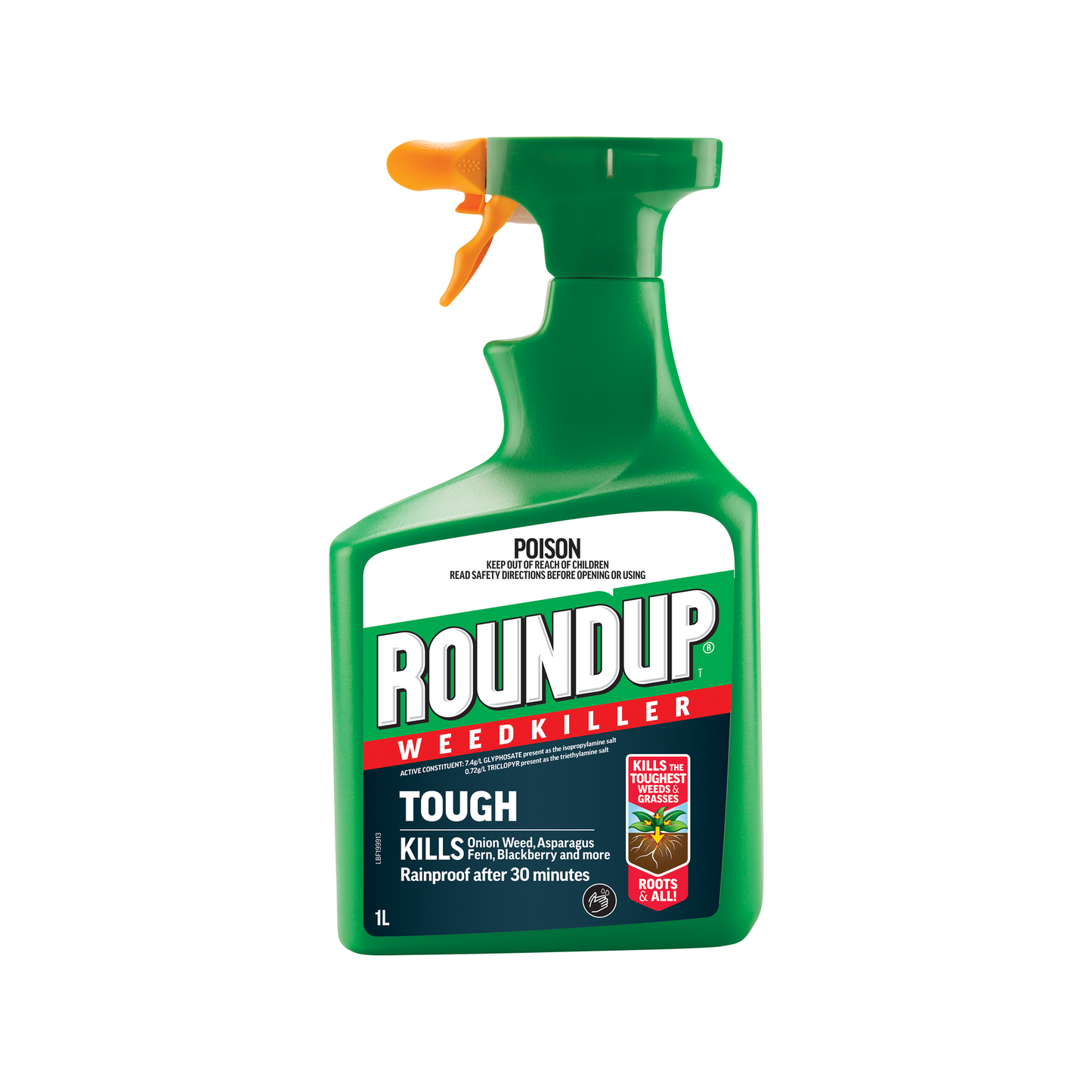 Roundup Tough Ready To Use Weedkiller - 1L