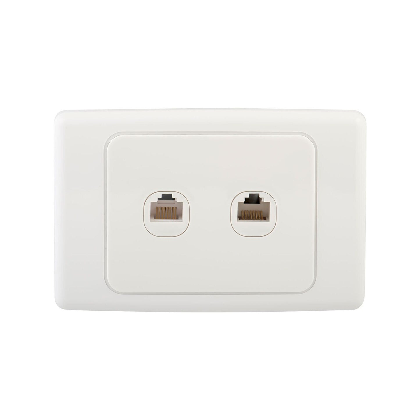 Deta Cat 6 Double Ethernet RJ45 Outlet