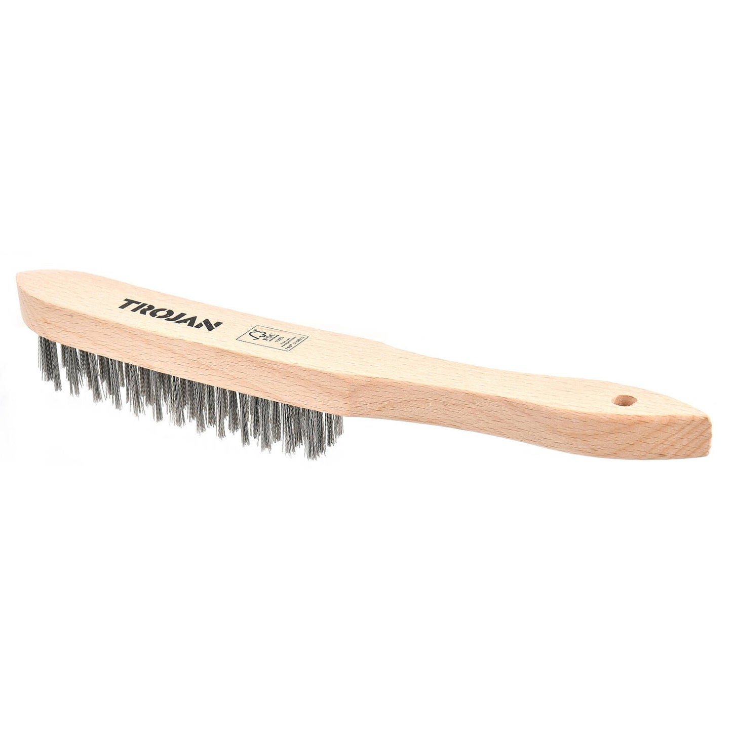 Trojan Stainless Steel Wire Brush - 4 x 15 Rows - 30 x 285mm