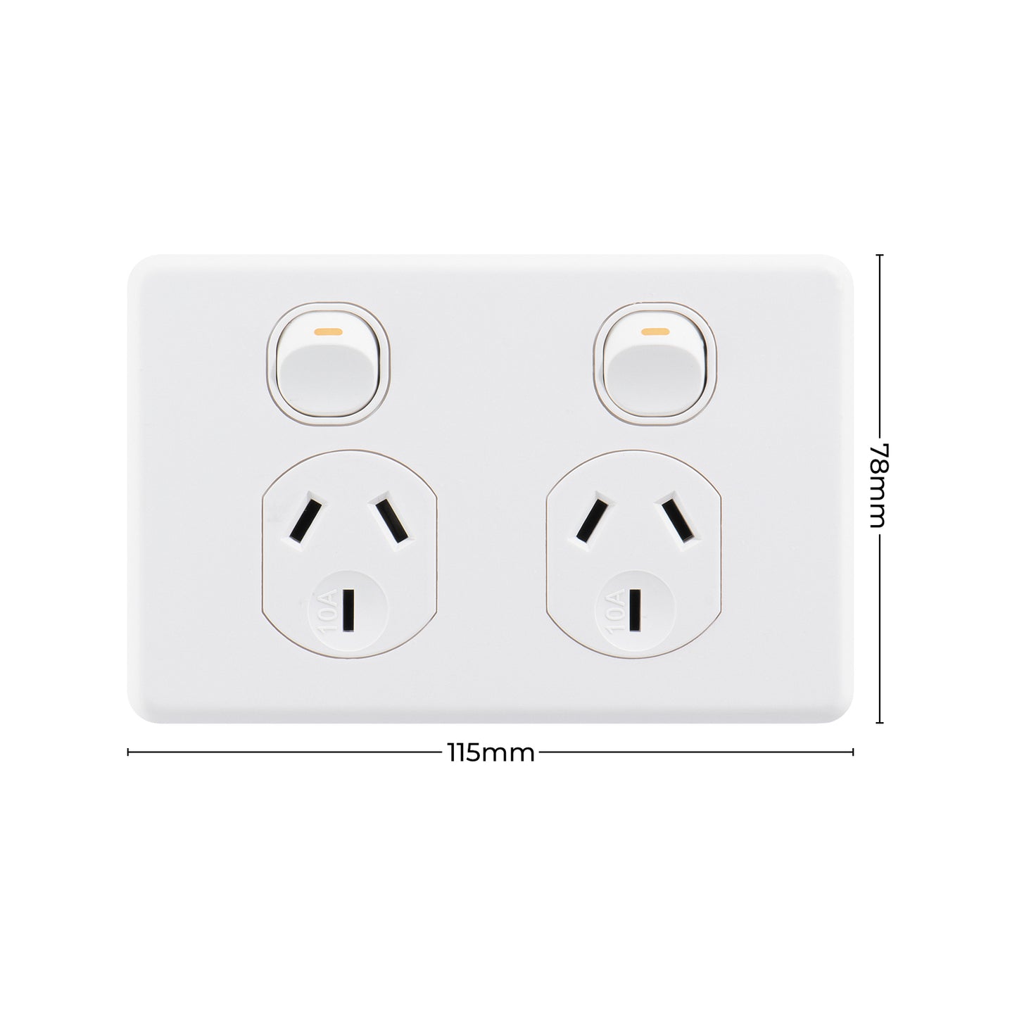 Deta X6 Double Power Point - 10 Pack