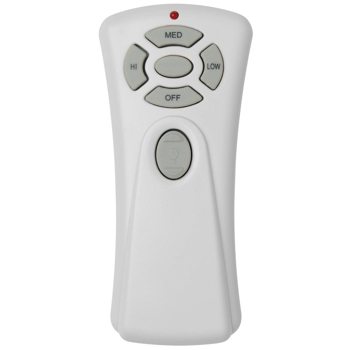 Mercator Grey Ceiling Fan Remote Control - 61mm Acrylic - Easy Use