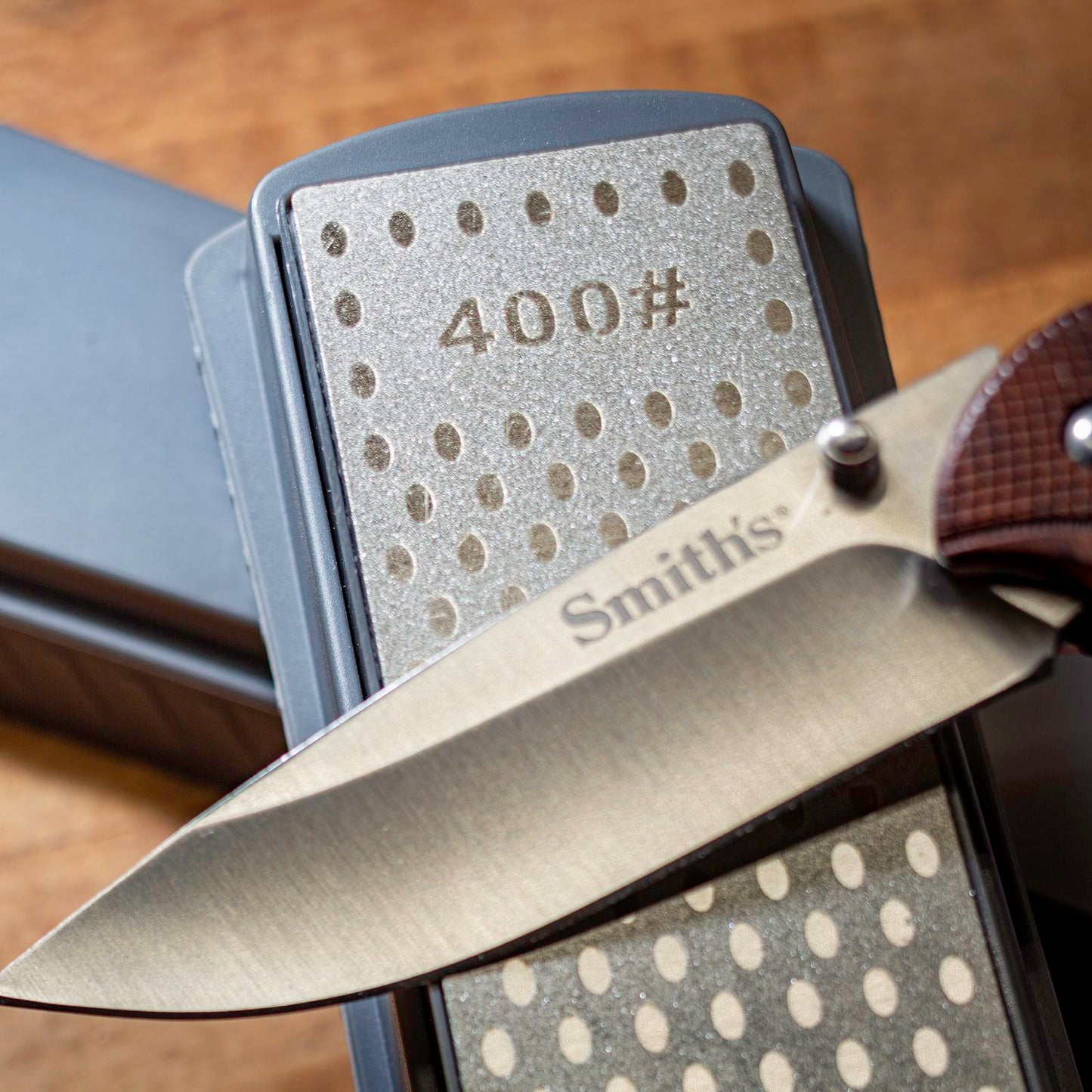 Smith's 6" Dual Grit Fine Diamond Stone - 400/1000