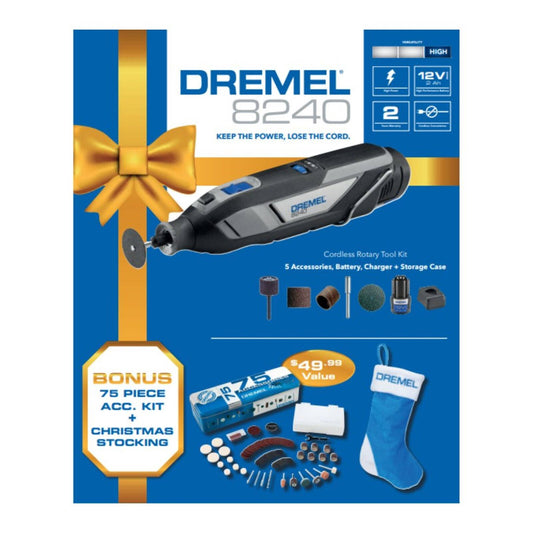 Dremel Christmas Kit - 8240 - 75 Piece - 110 x 290 x 350mm