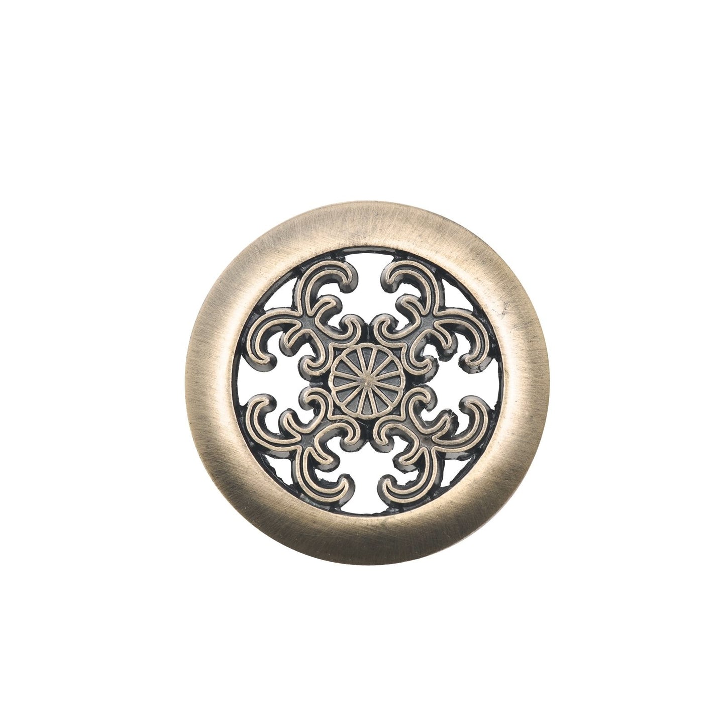 Prestige Antique Brass Knob - 38mm