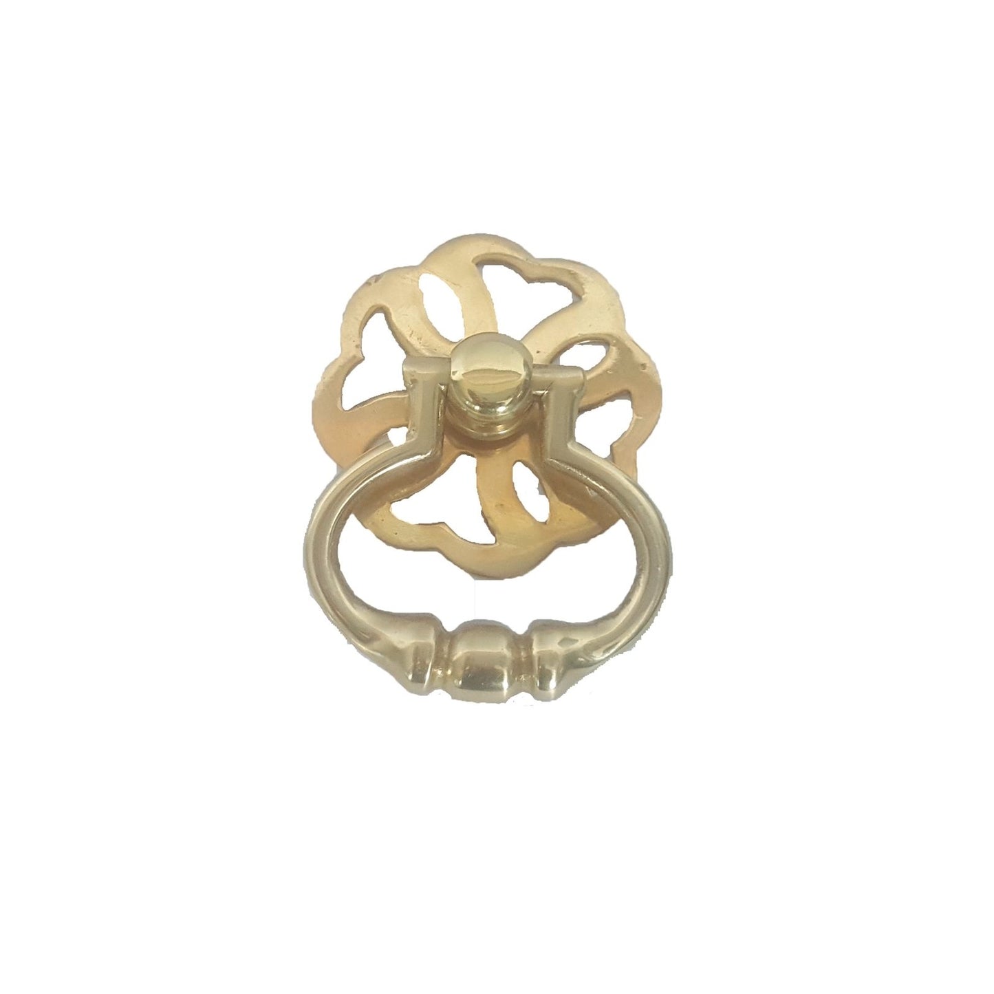 Delf Drawer Drop Handle - 45mm - Polished Brass