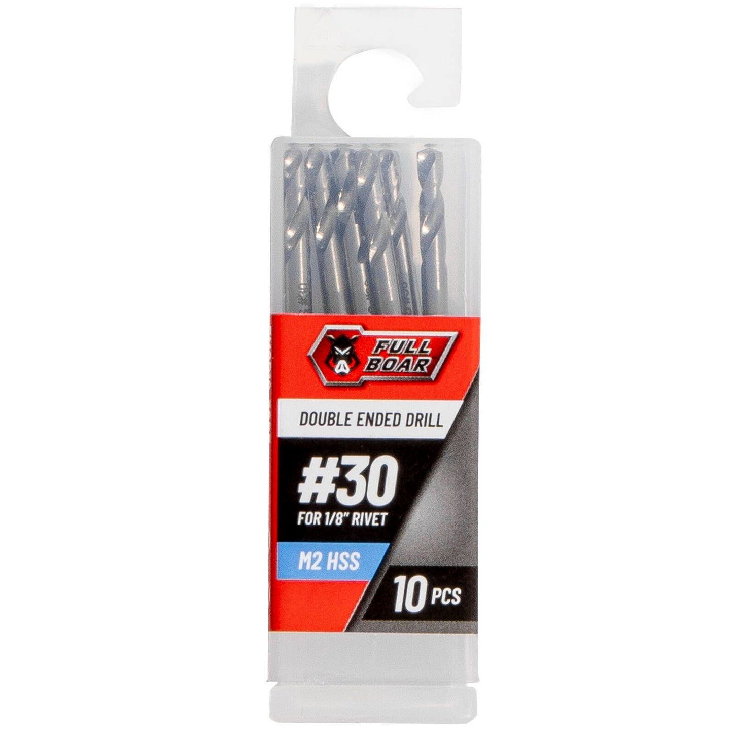 Full Boar No 30 HSS Double Ended Drill Bit - 50mm - 10 Pack